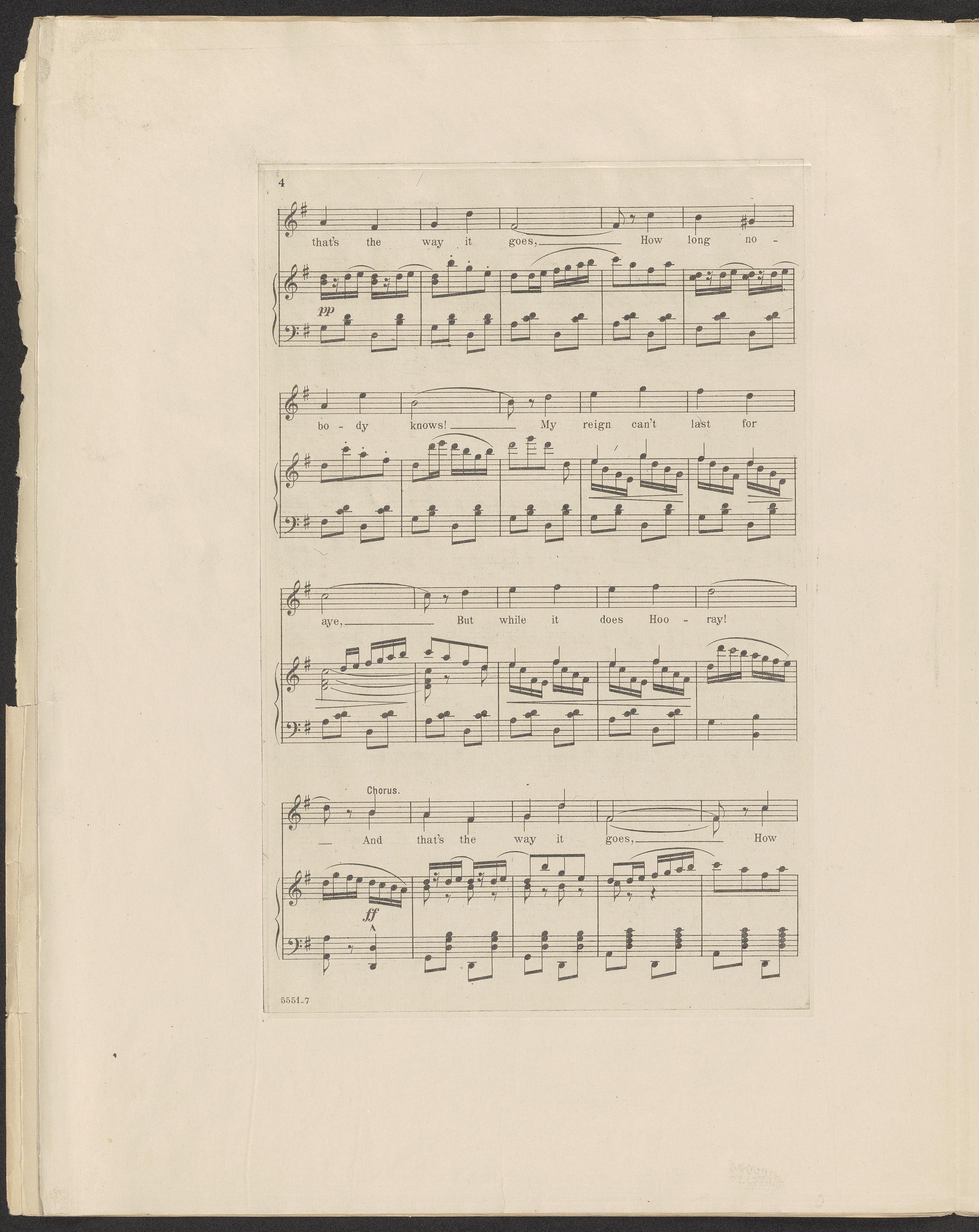 Scanned image of the current content page