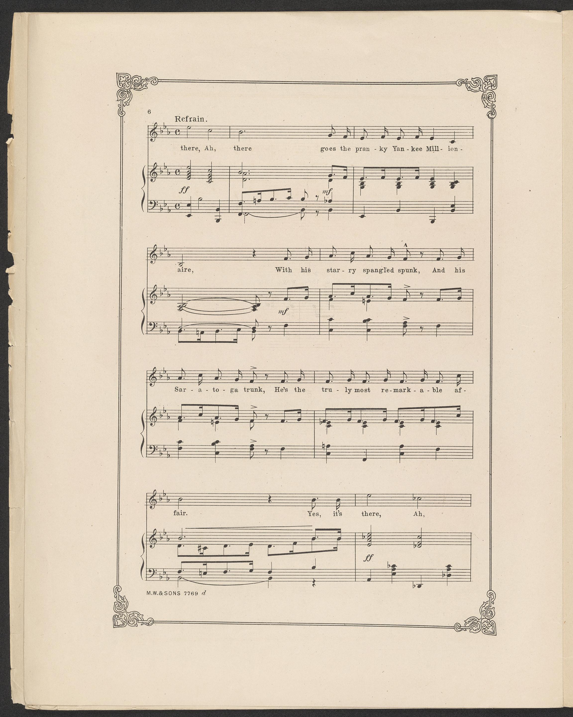 Scanned image of the current content page