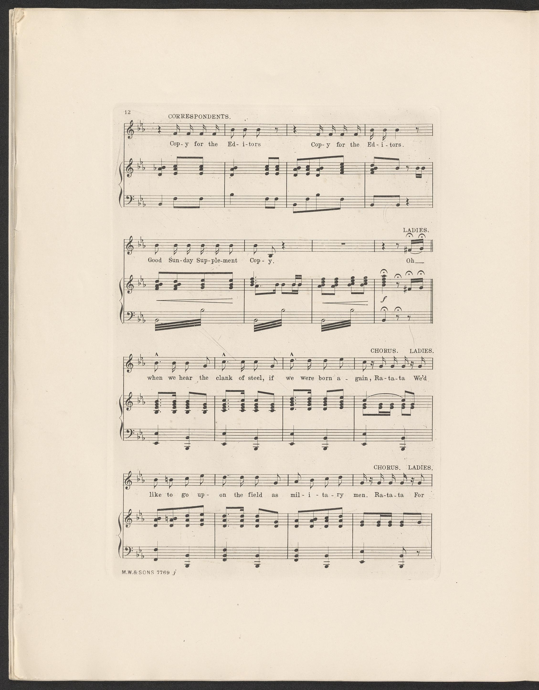 Scanned image of the current content page