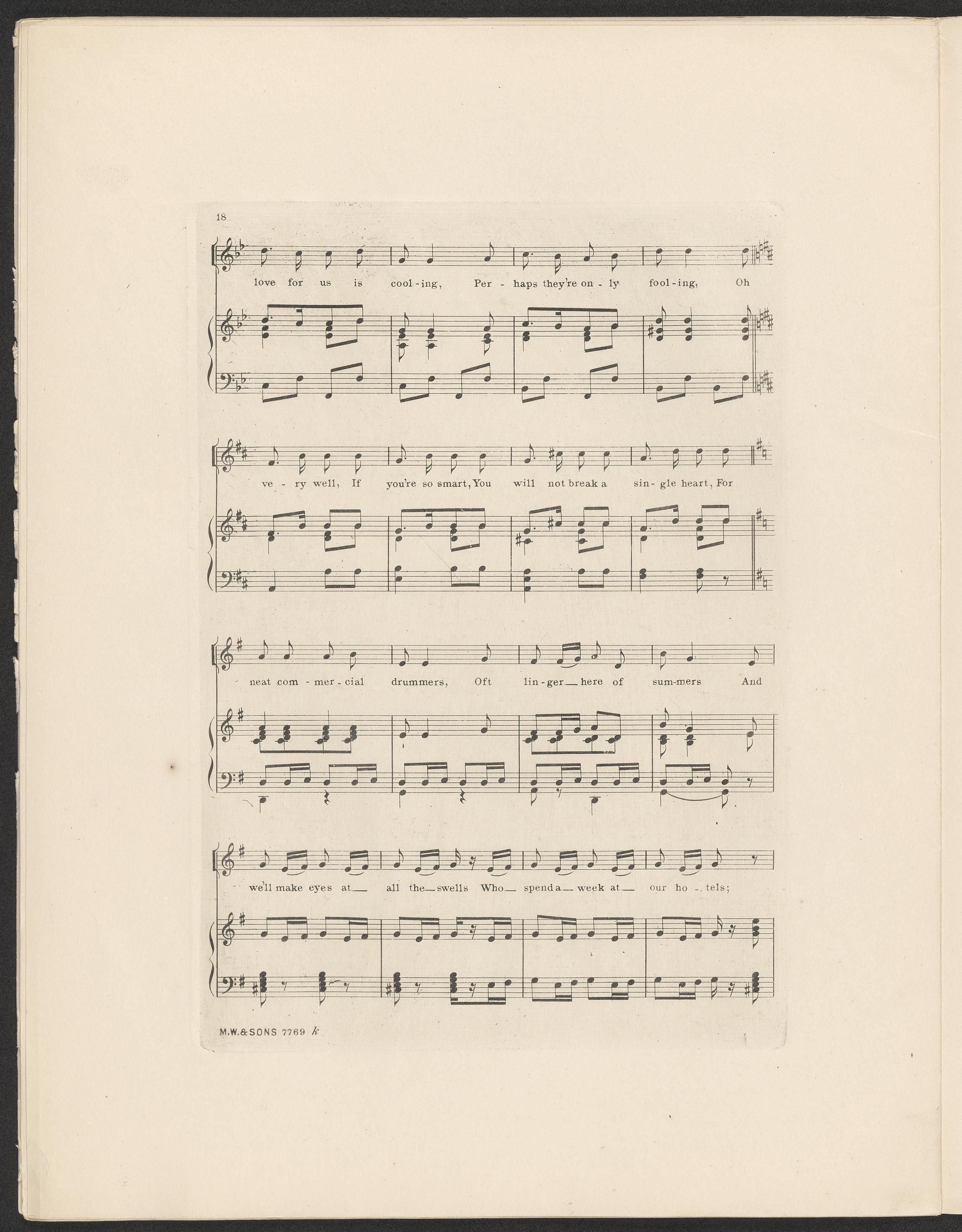 Scanned image of the current content page