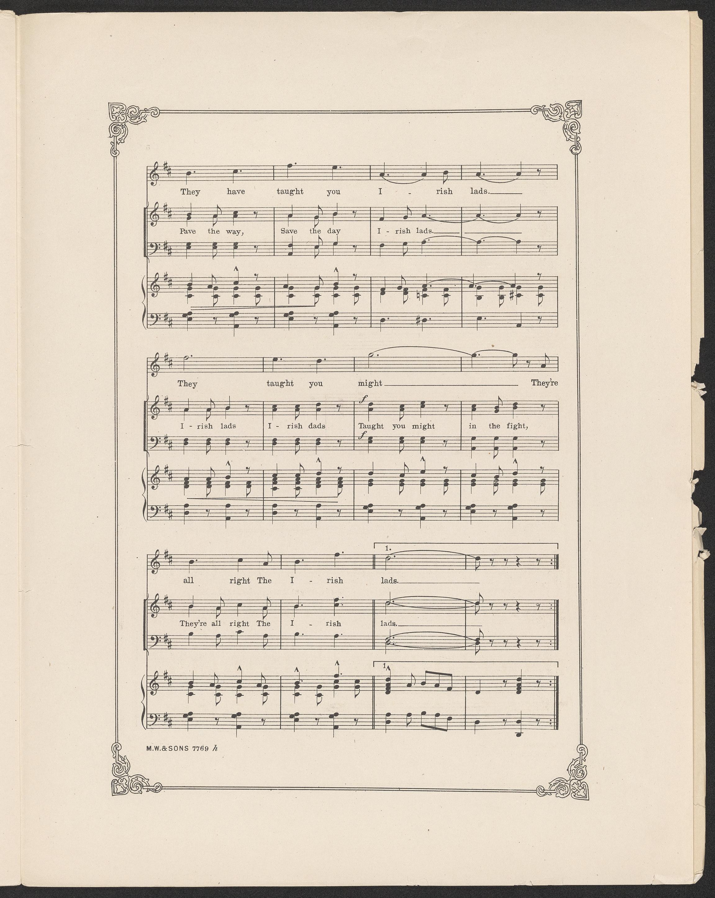 Scanned image of the current content page