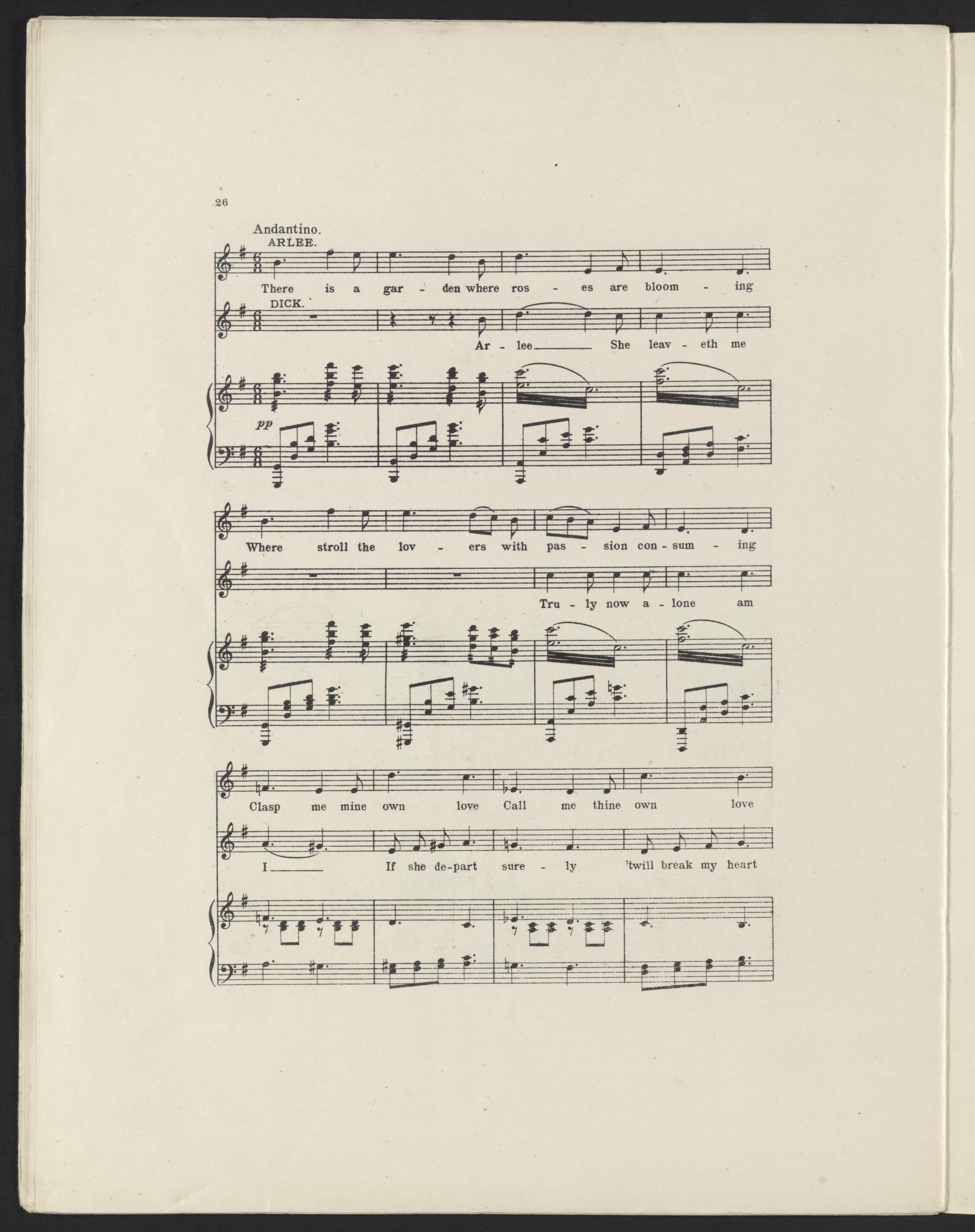 Scanned image of the current content page