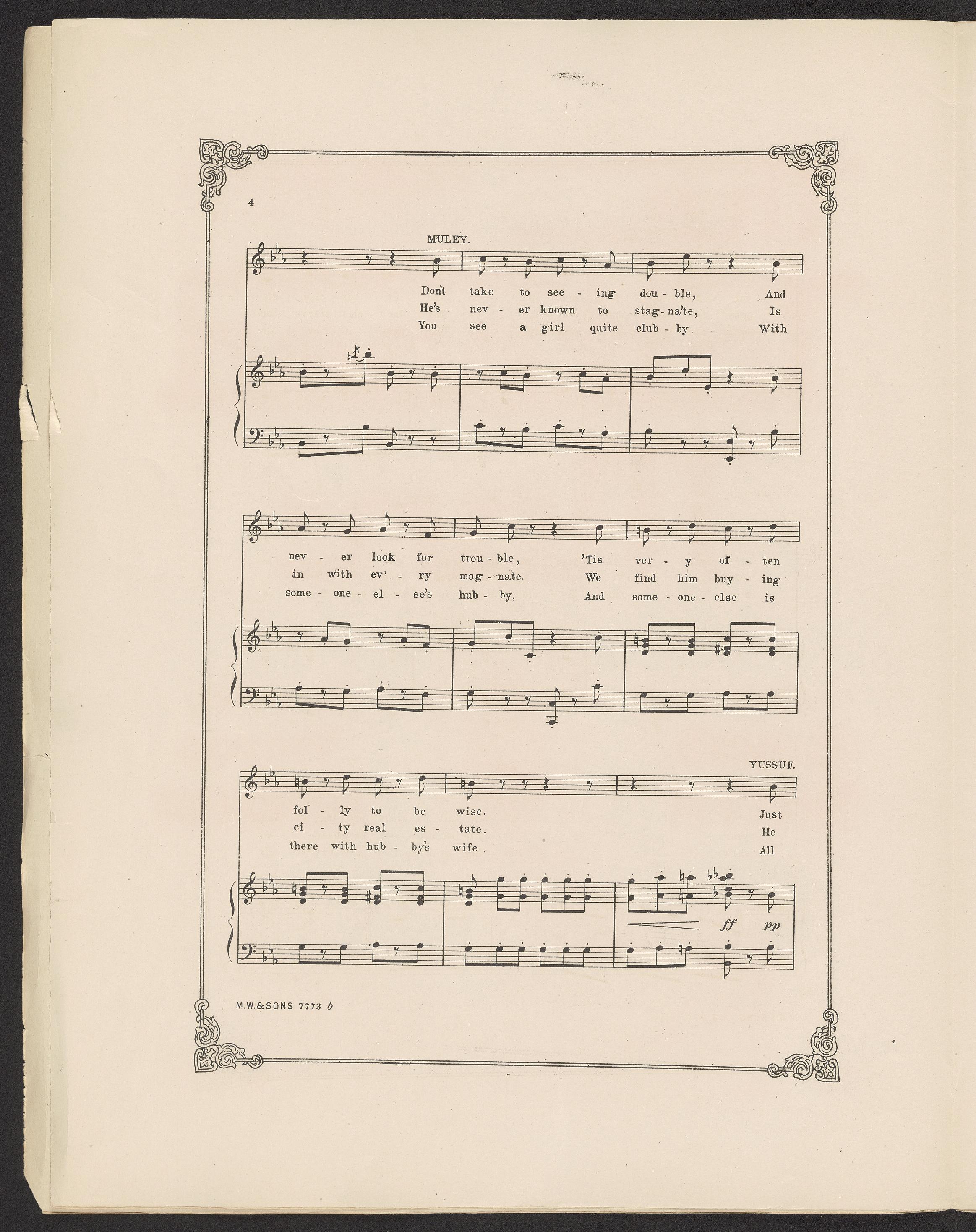 Scanned image of the current content page