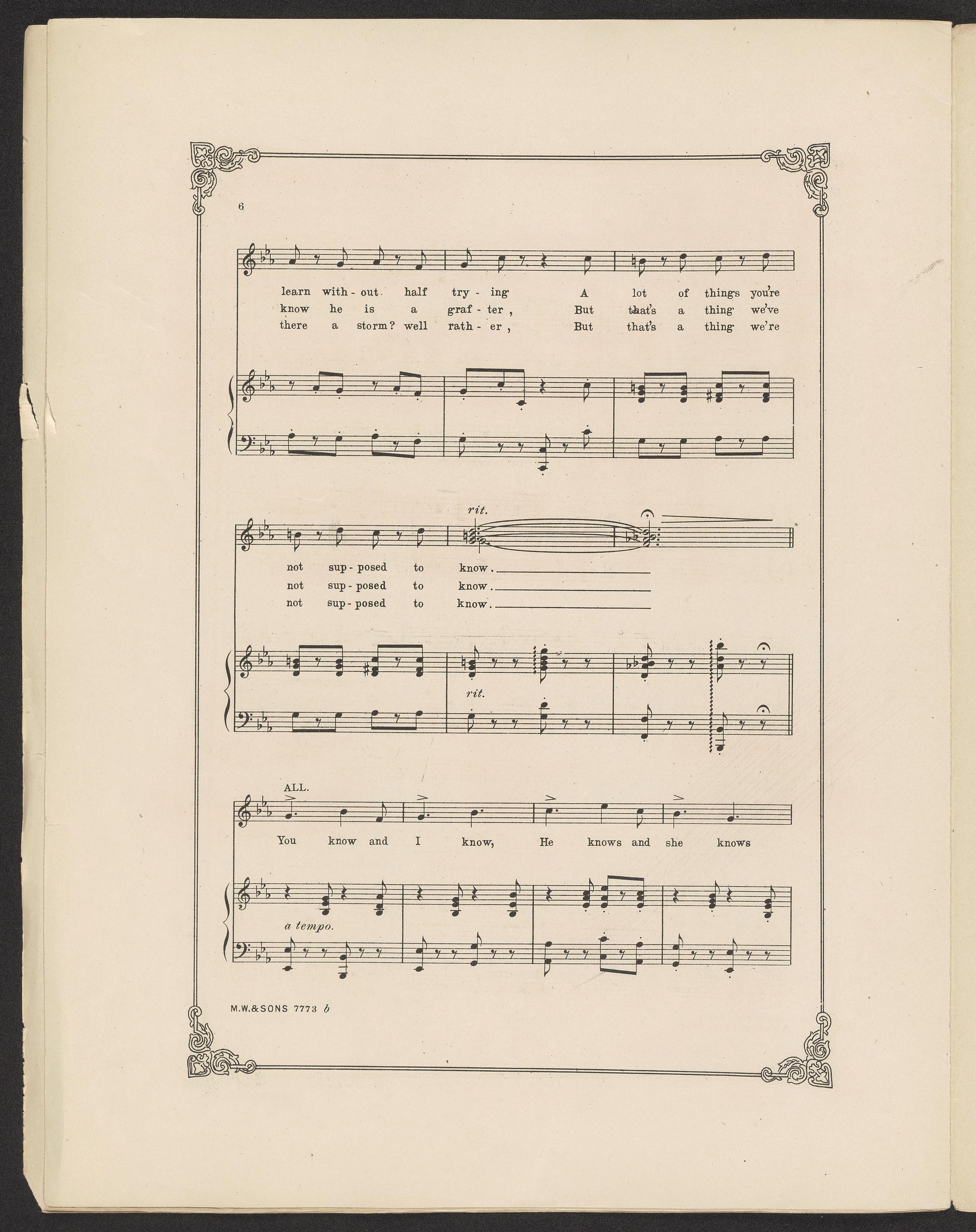 Scanned image of the current content page