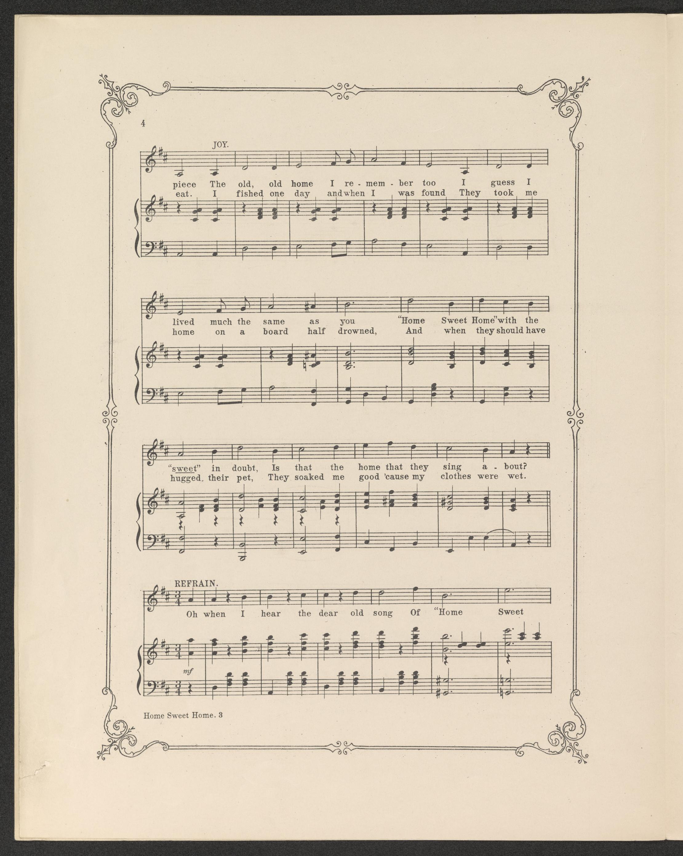 Scanned image of the current content page