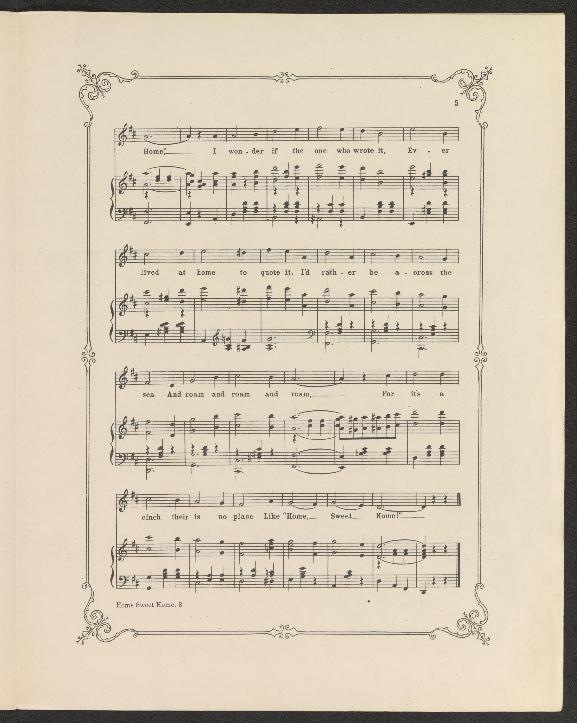 Scanned image of the current content page