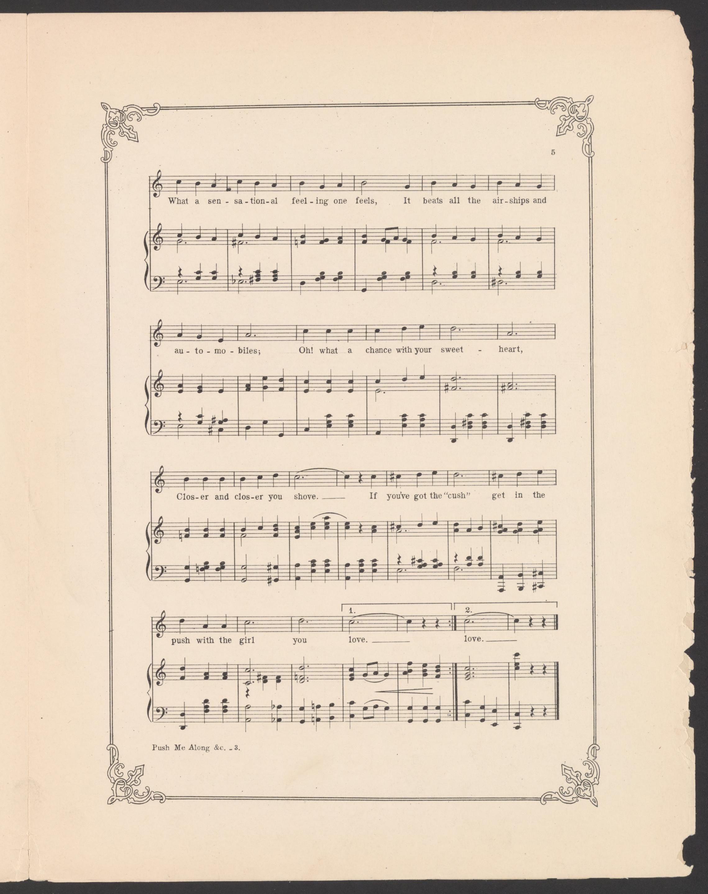 Scanned image of the current content page