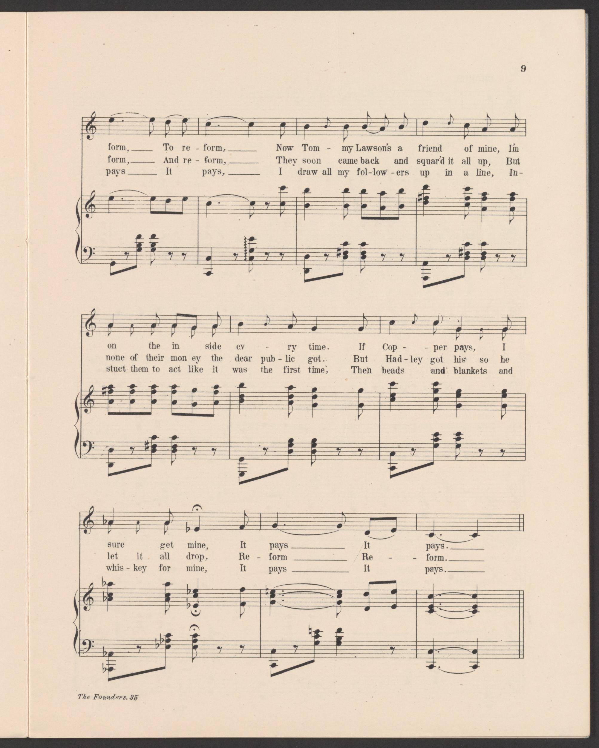 Scanned image of the current content page