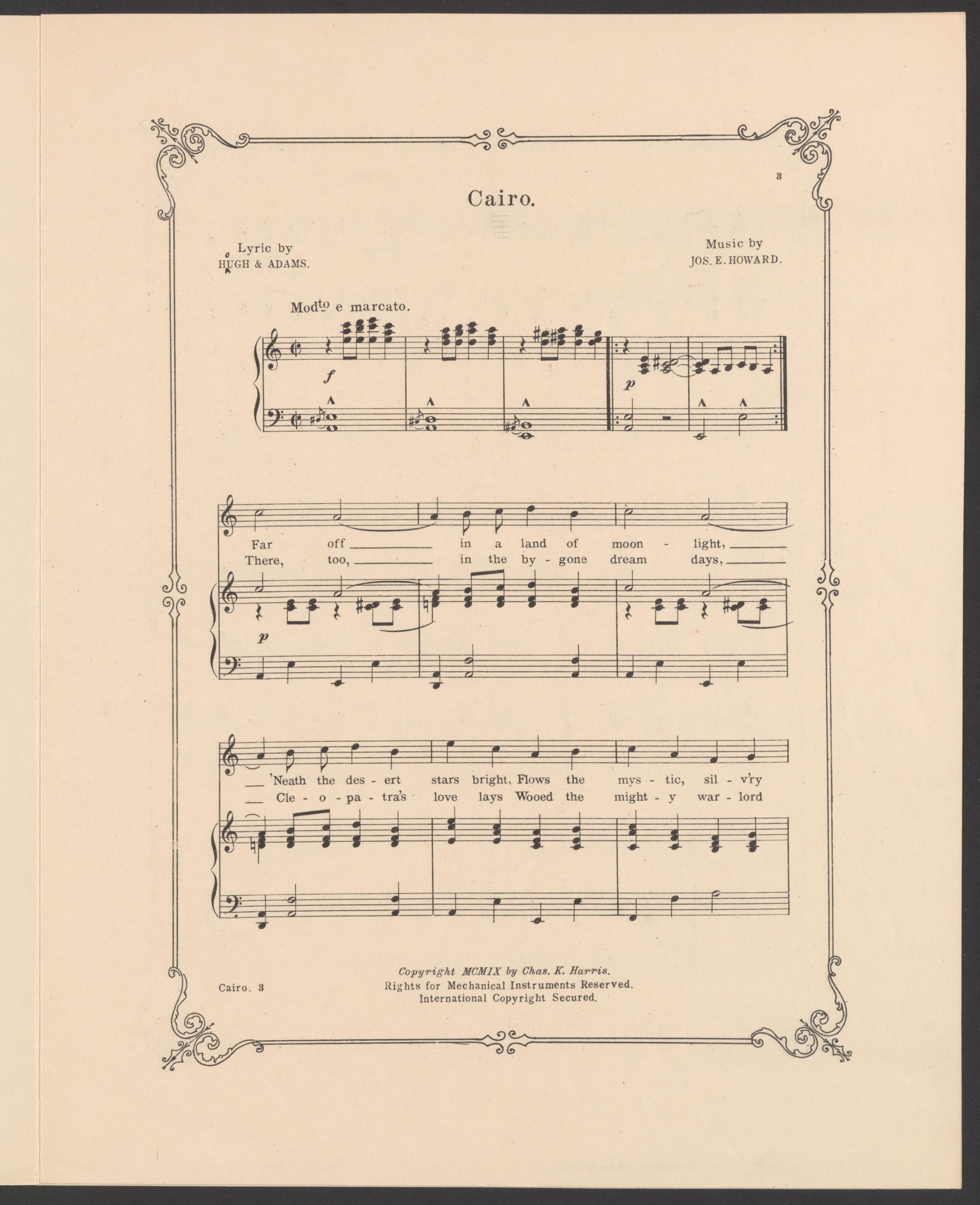 Scanned image of the current content page