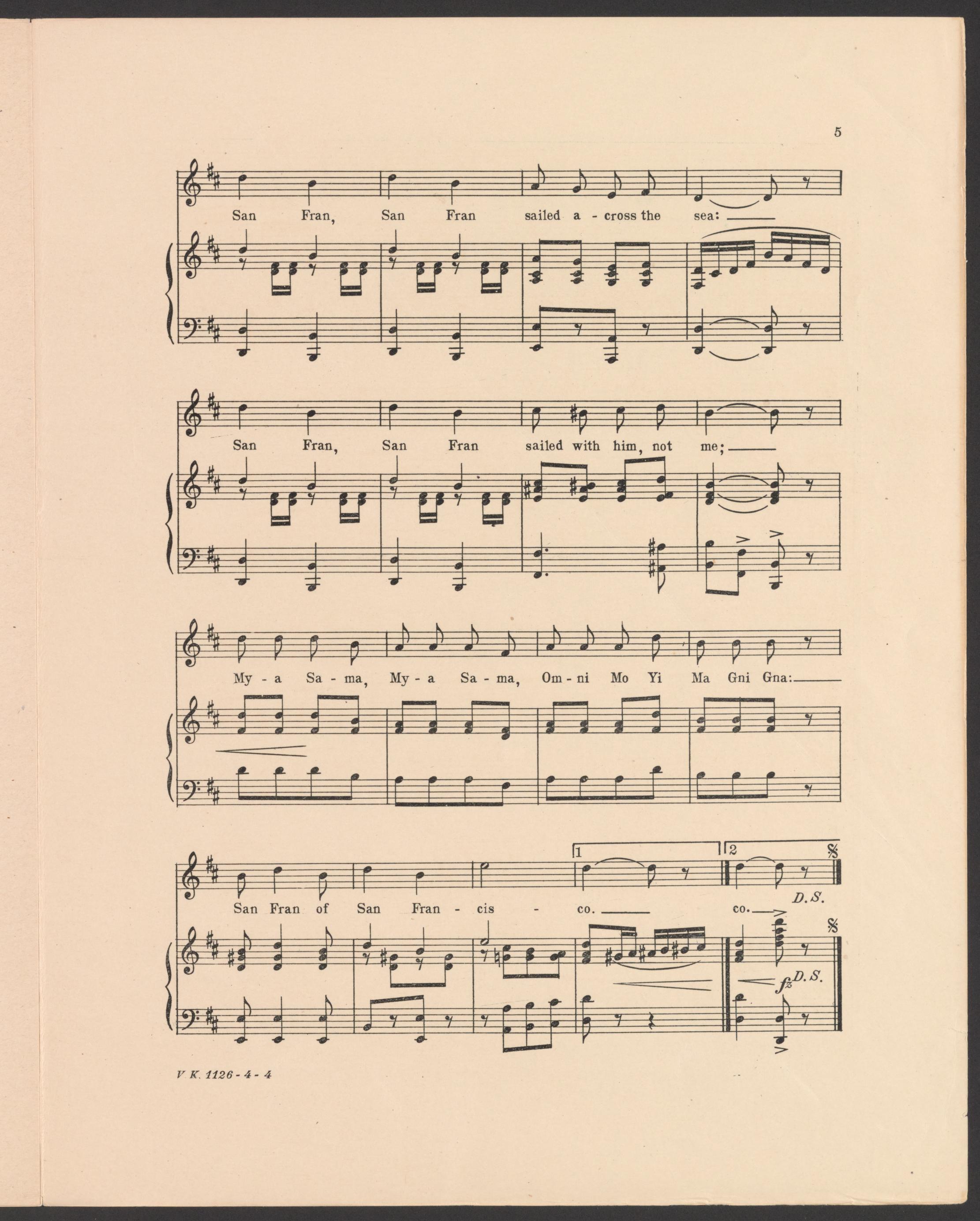 Scanned image of the current content page