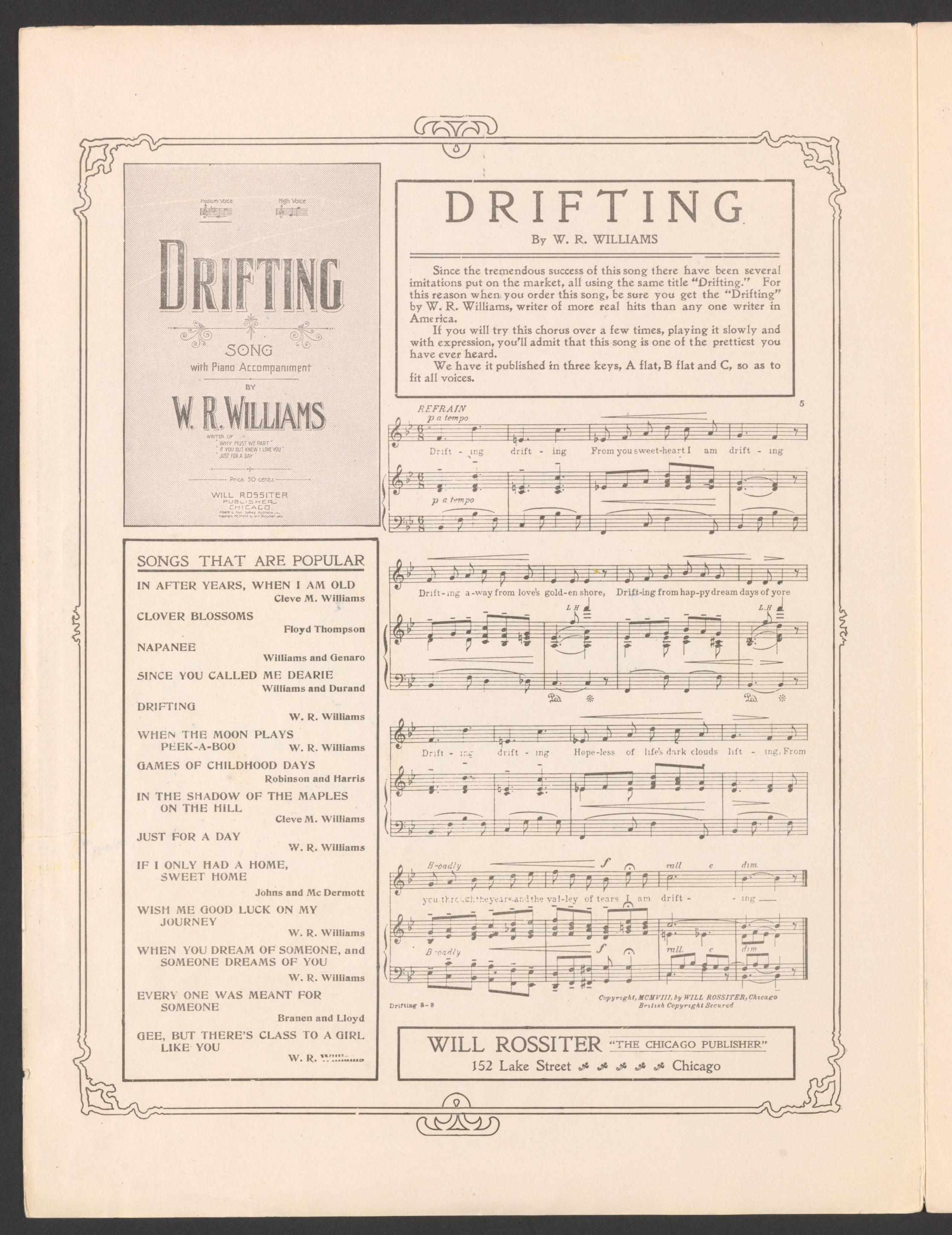 Scanned image of the current content page
