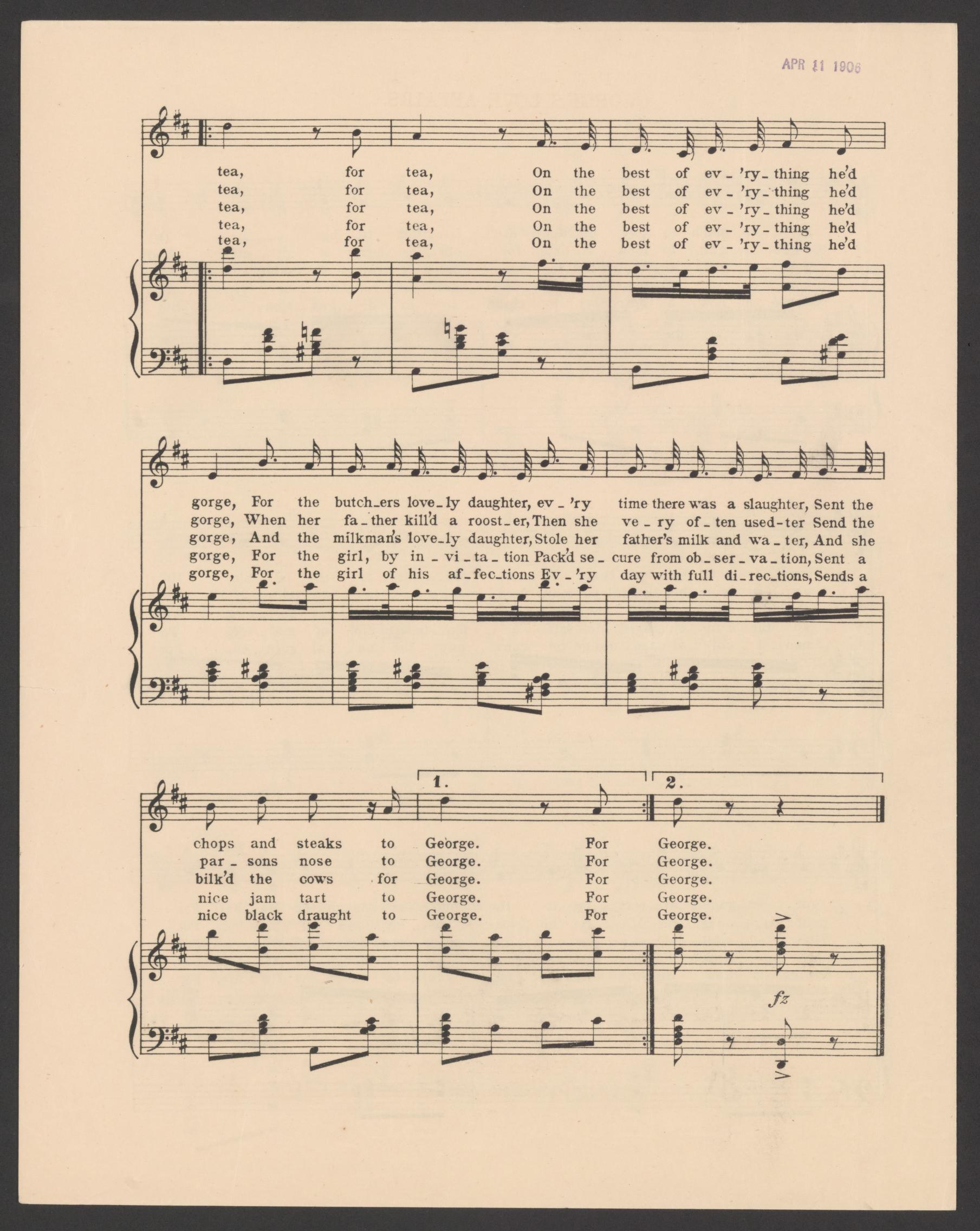 Scanned image of the current content page