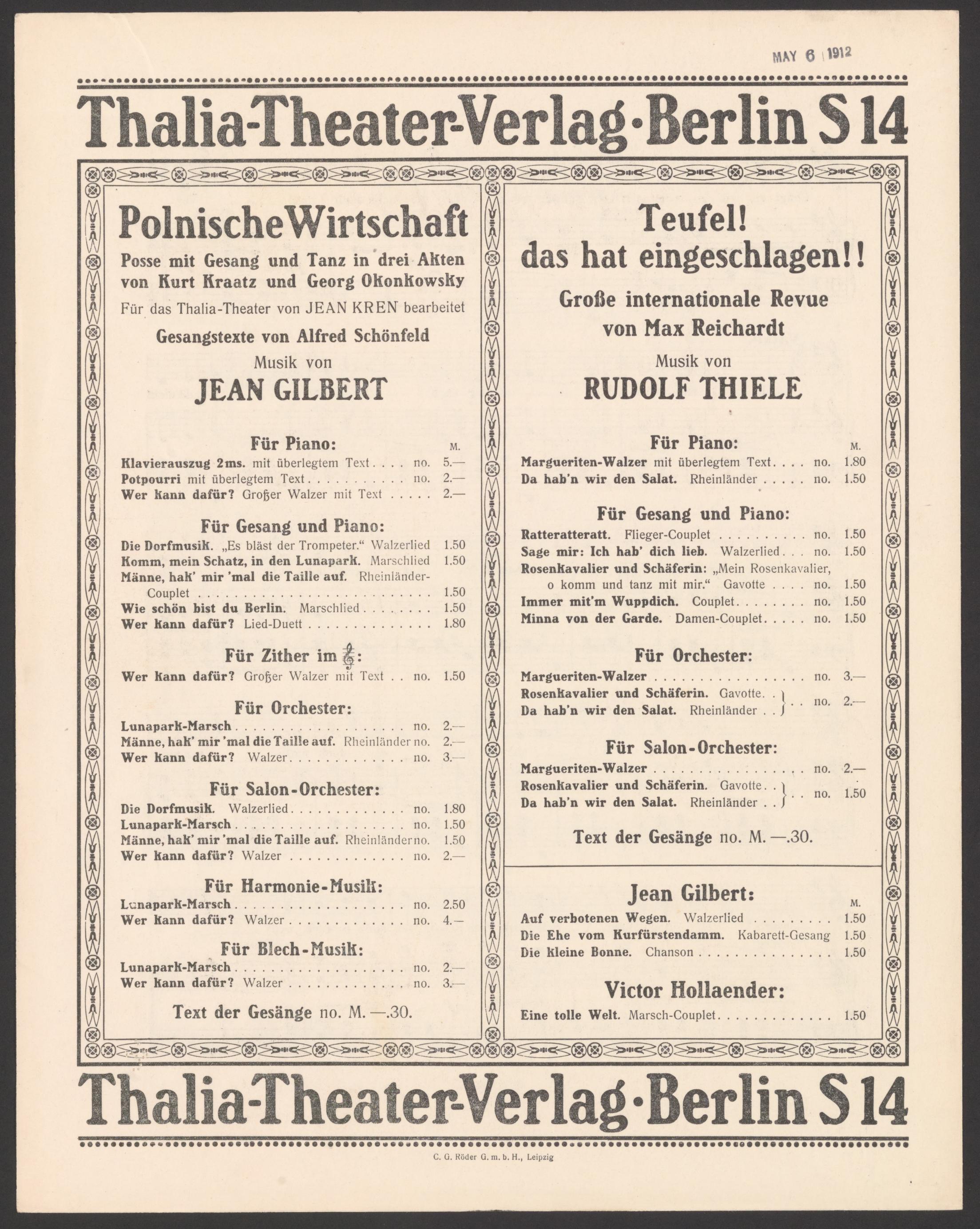 Scanned image of the current content page