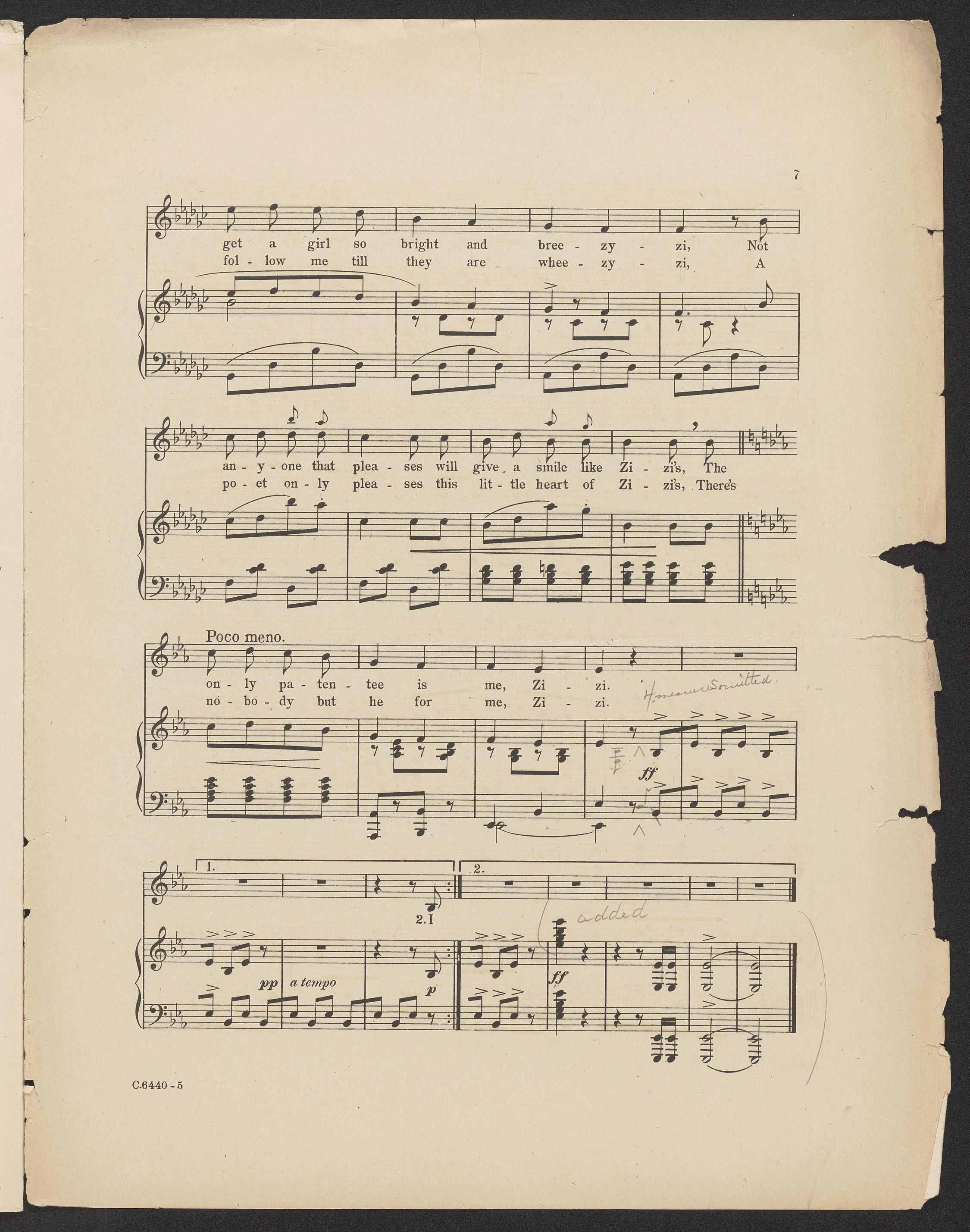 Scanned image of the current content page