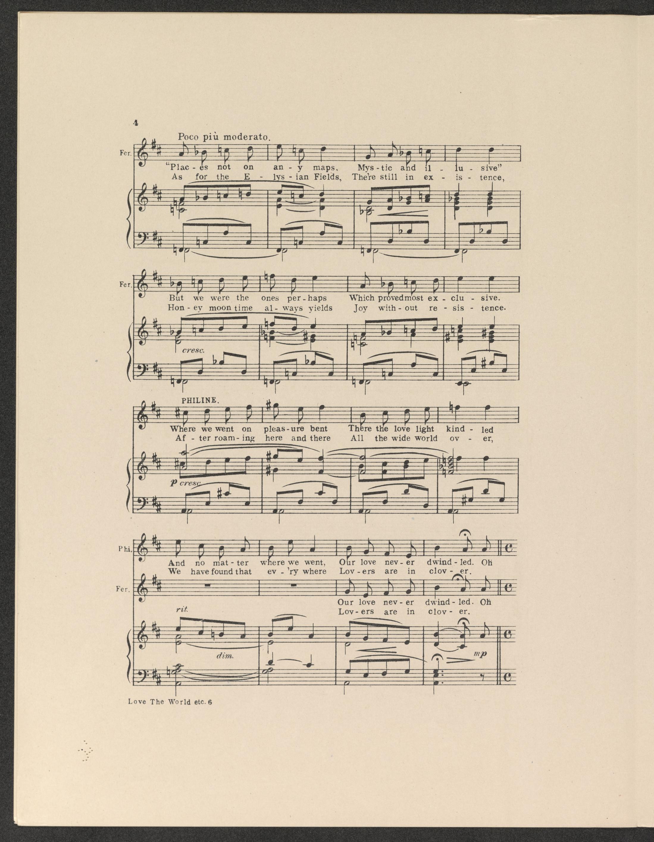 Scanned image of the current content page