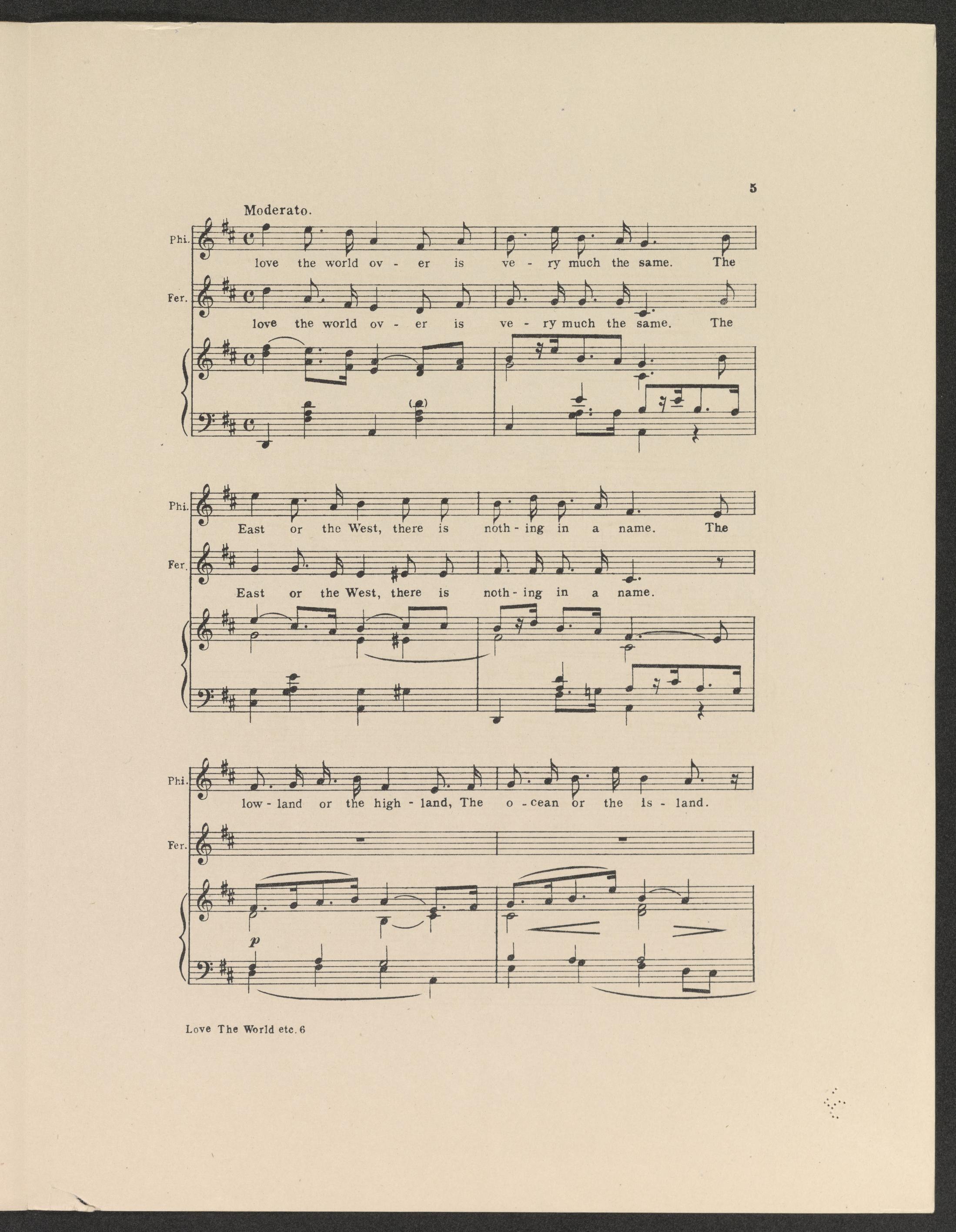 Scanned image of the current content page