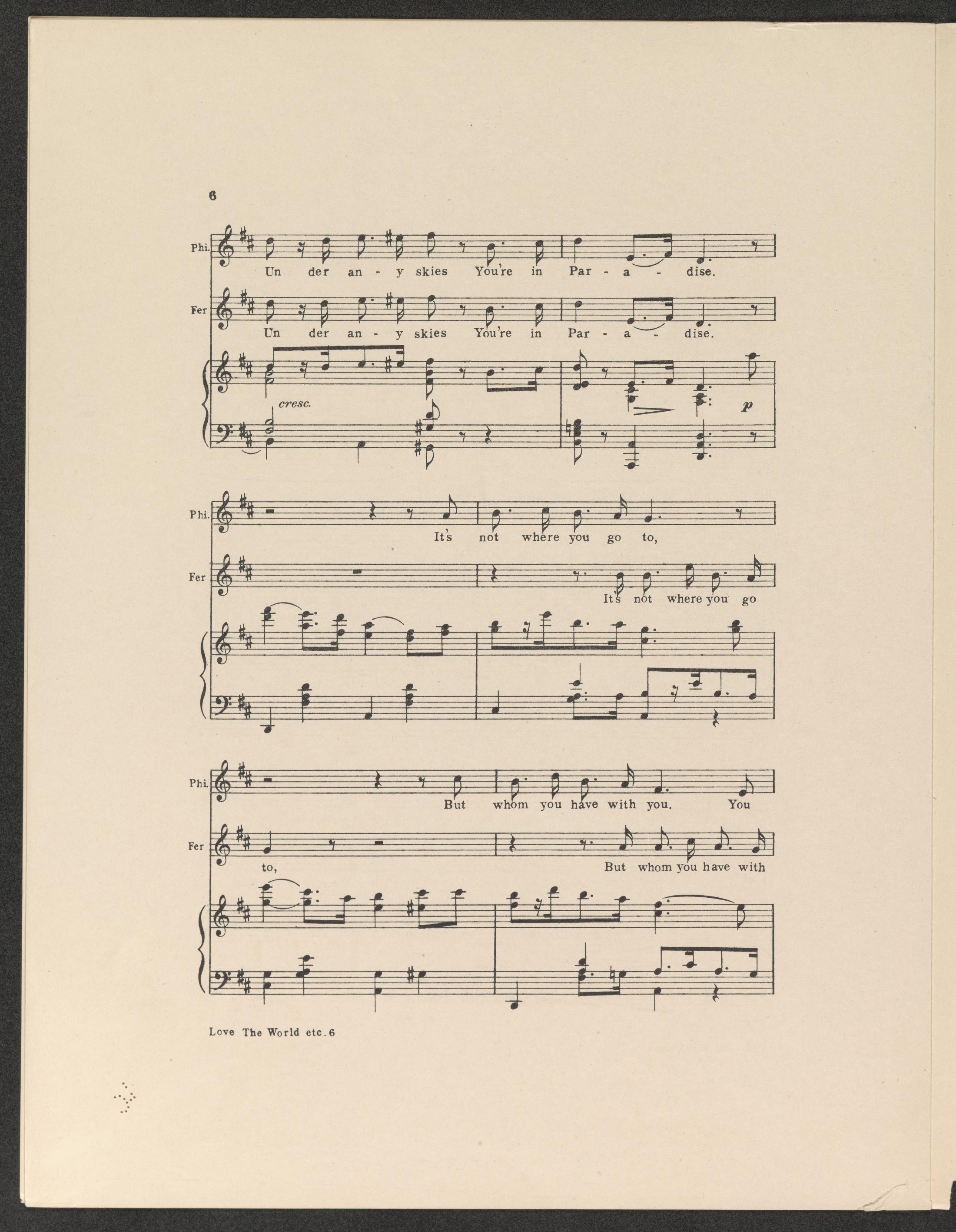 Scanned image of the current content page