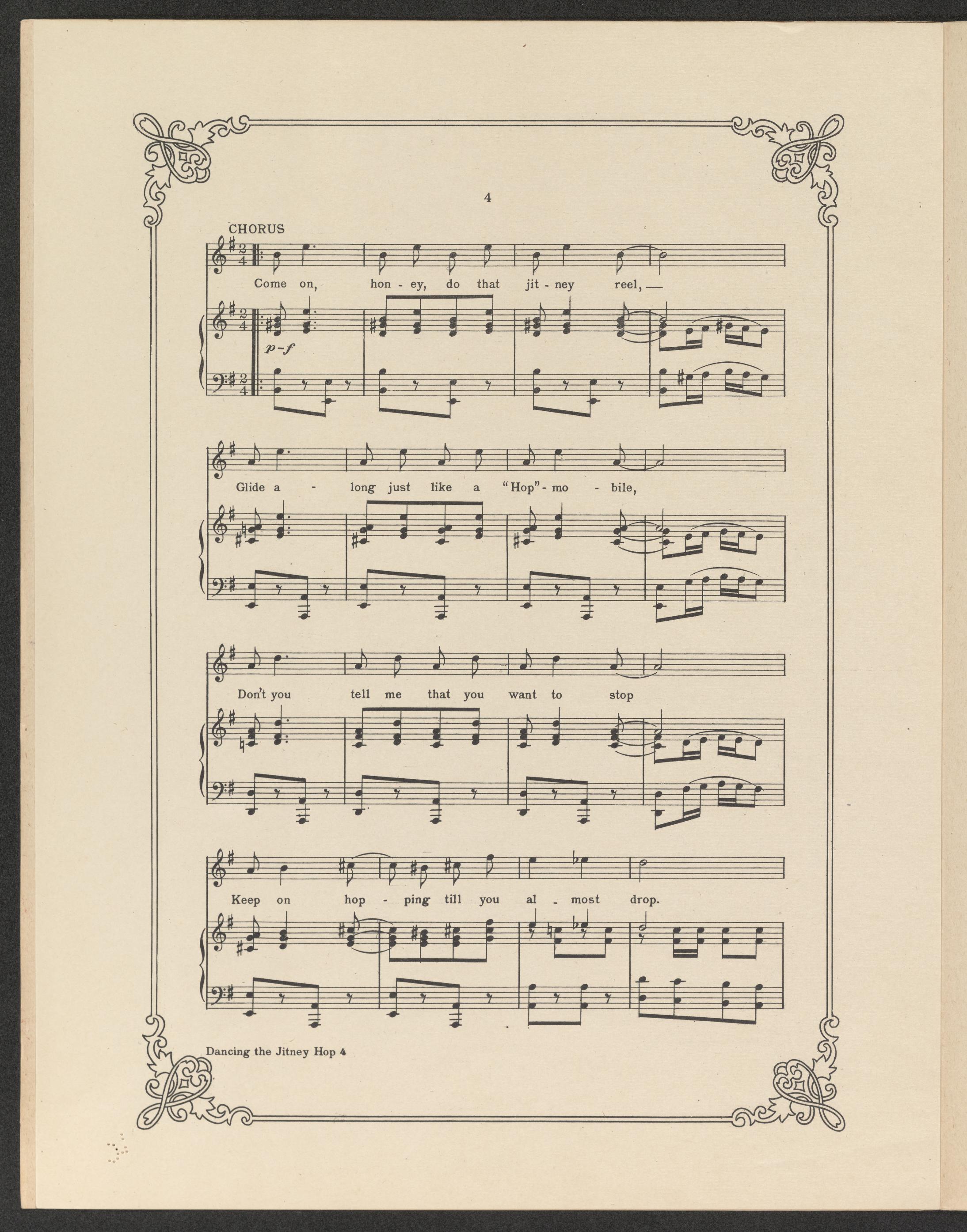 Scanned image of the current content page