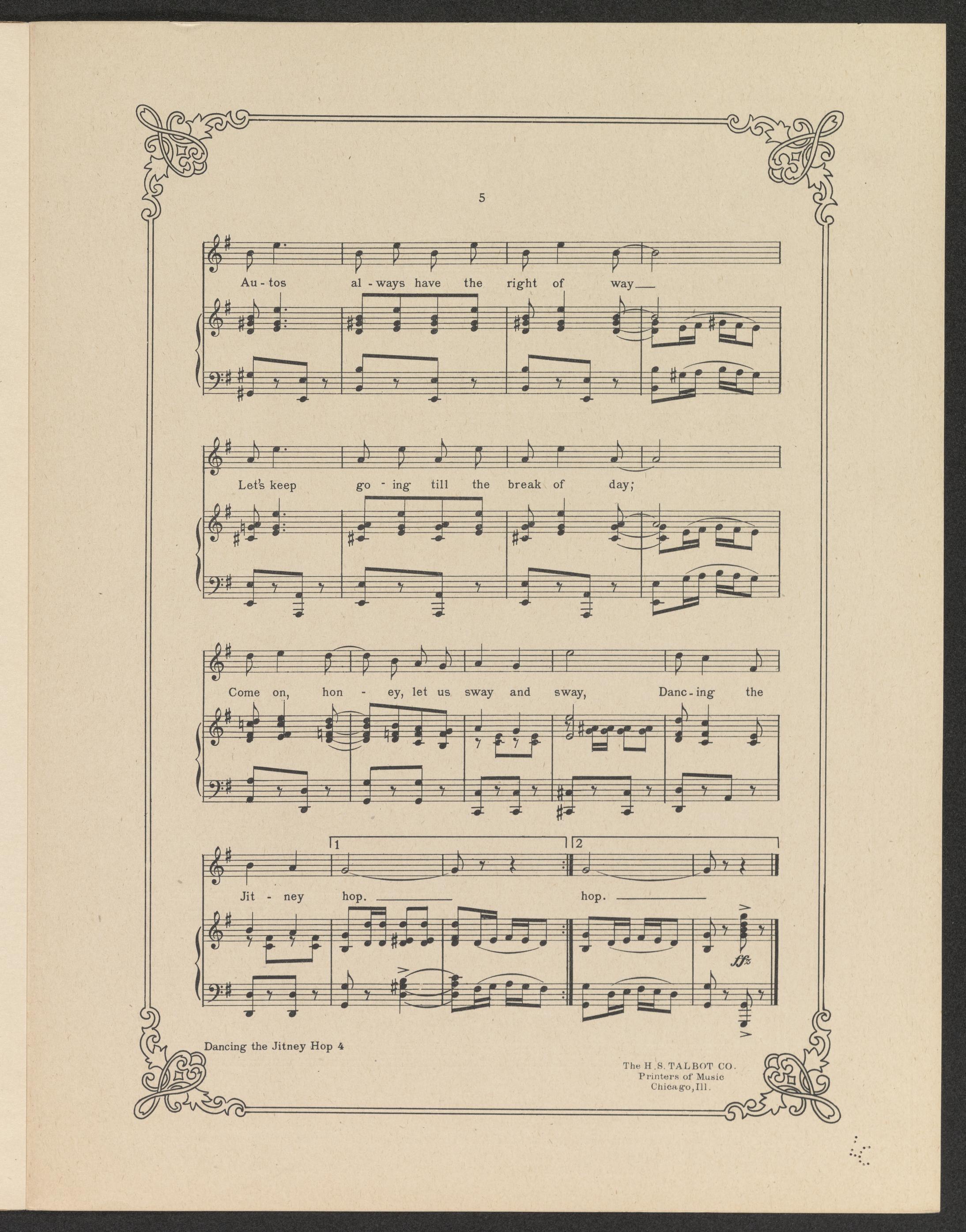 Scanned image of the current content page