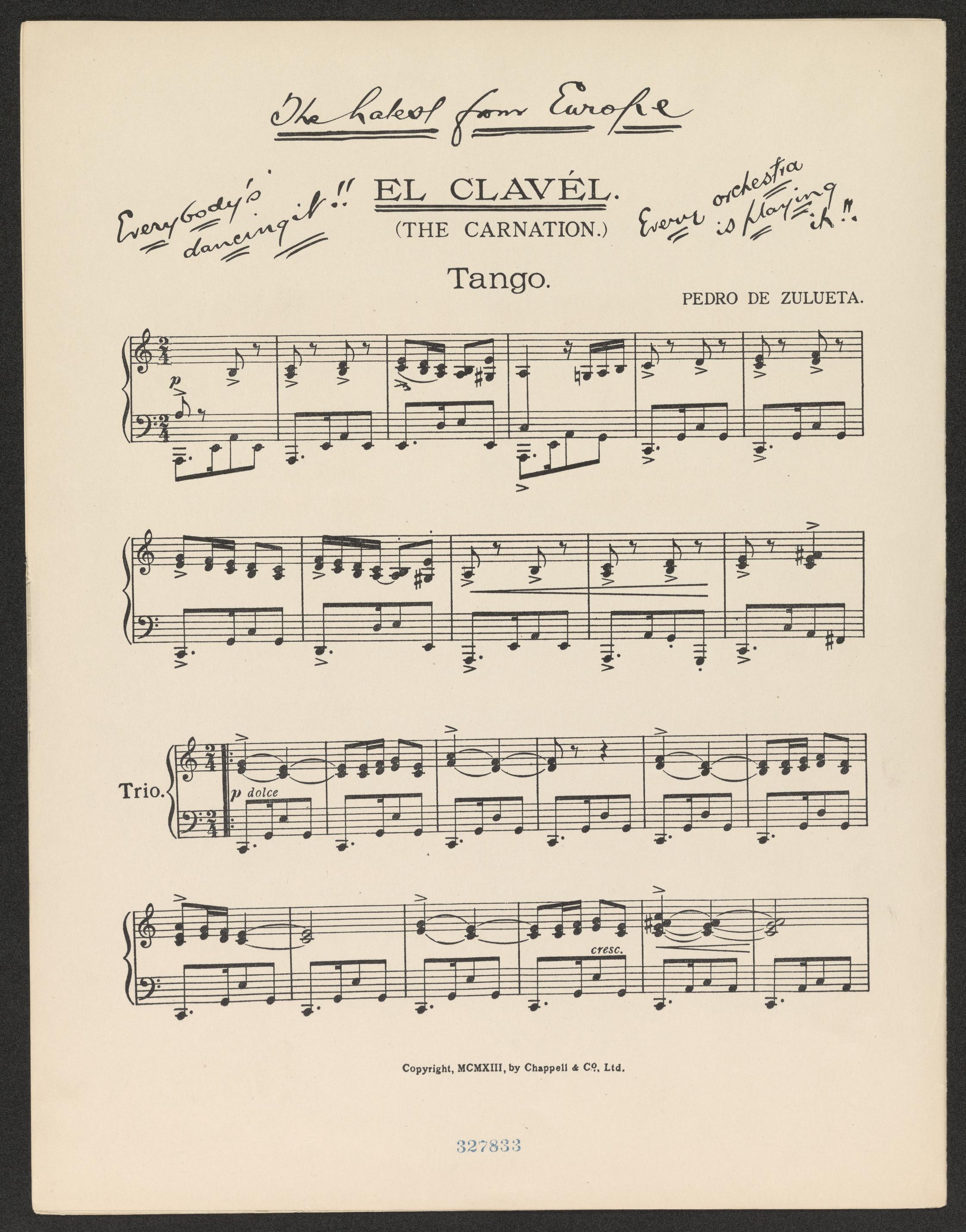 Scanned image of the current content page