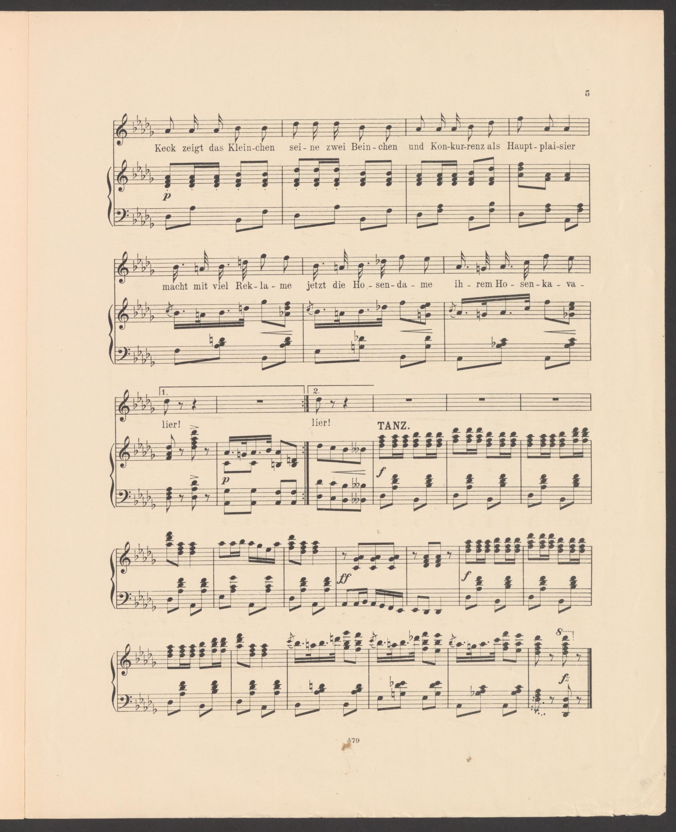 Scanned image of the current content page