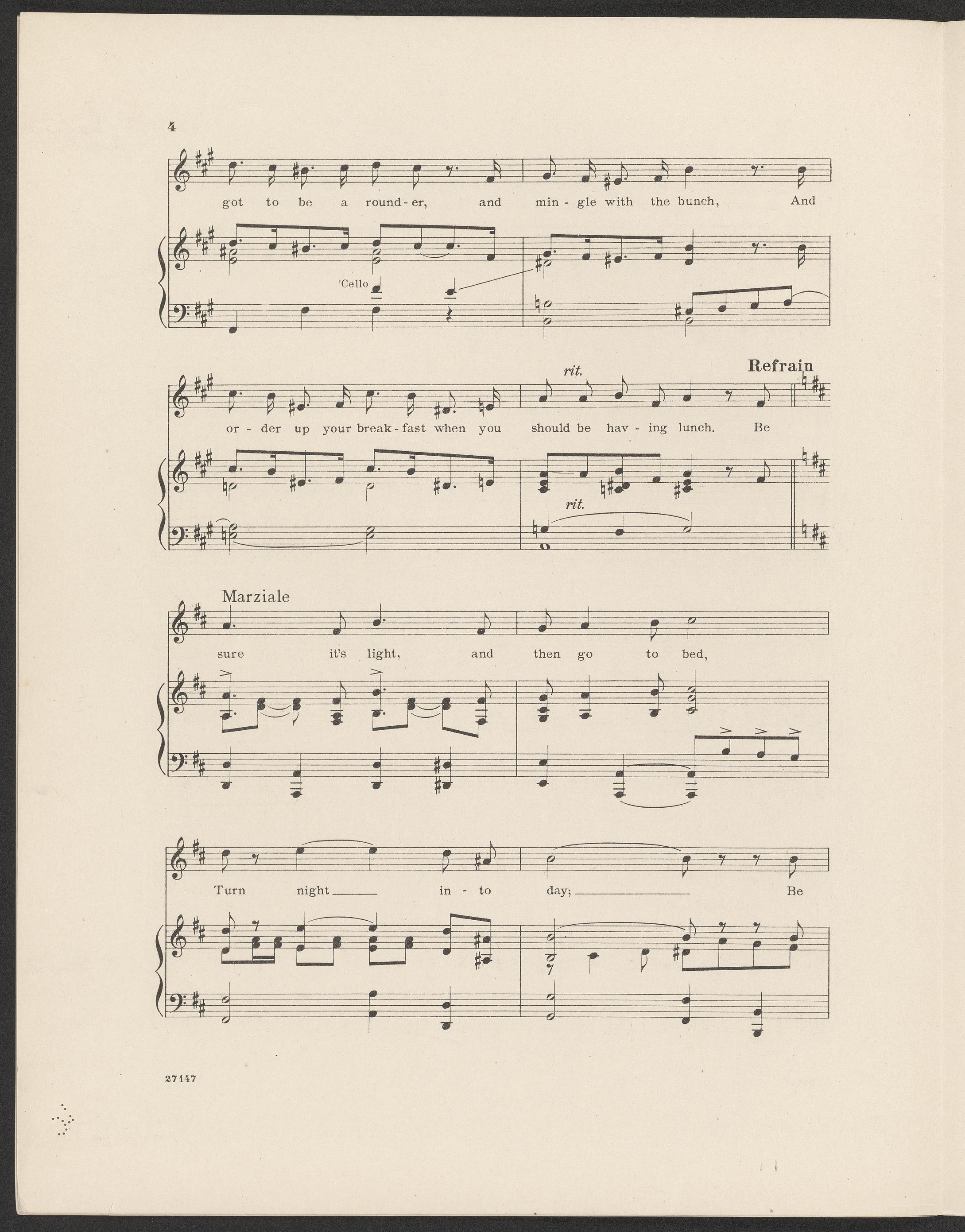 Scanned image of the current content page