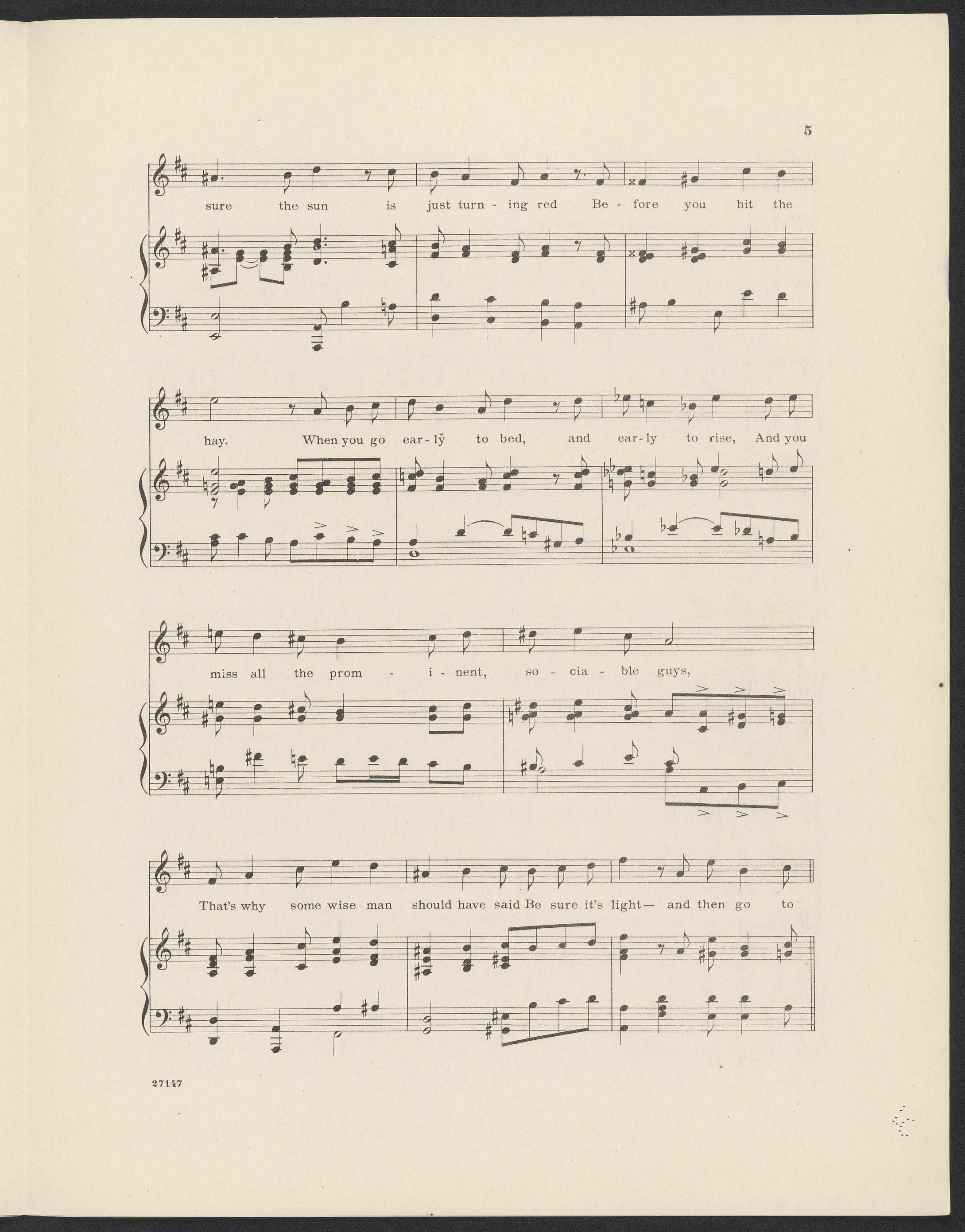 Scanned image of the current content page