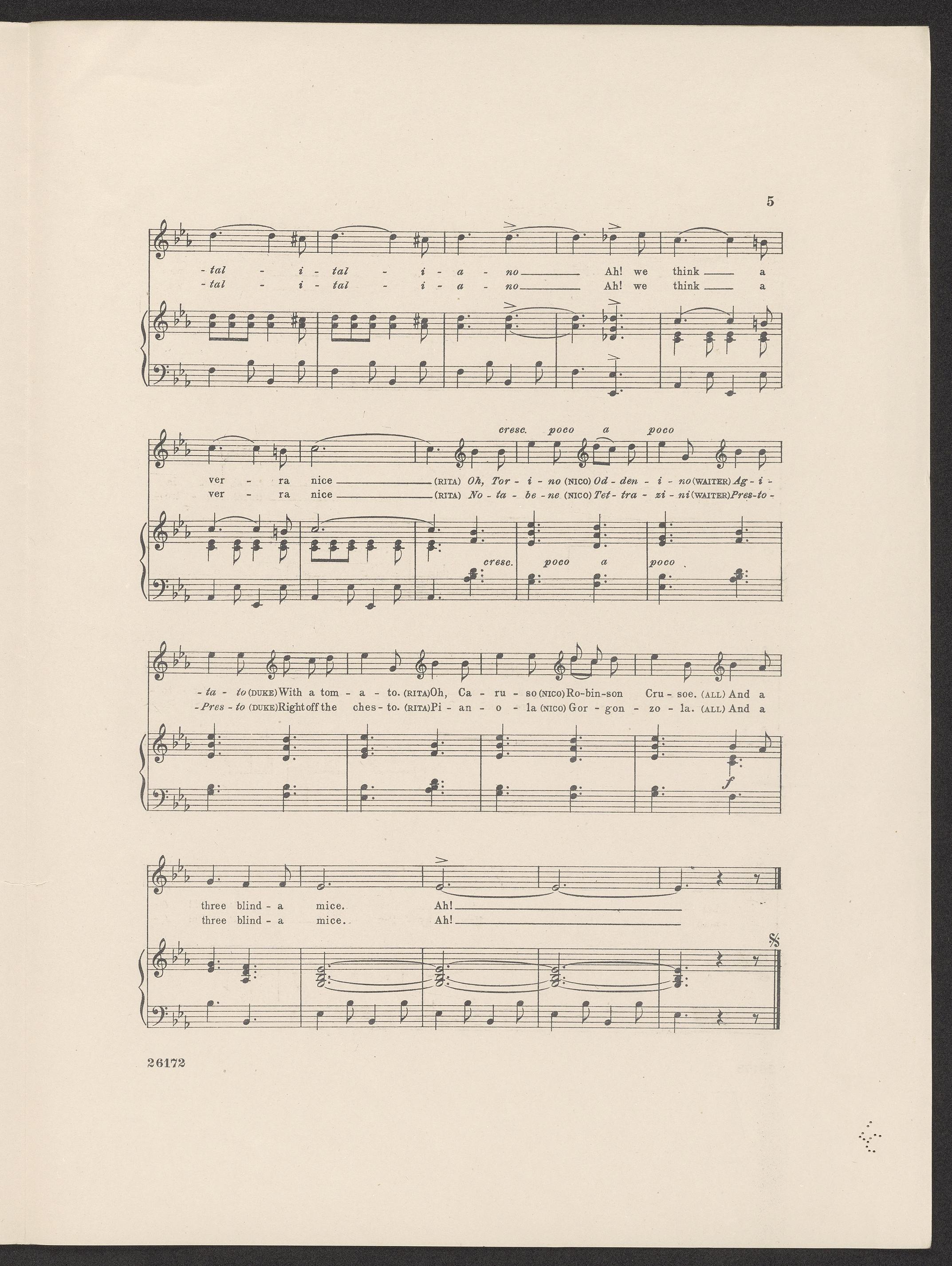 Scanned image of the current content page