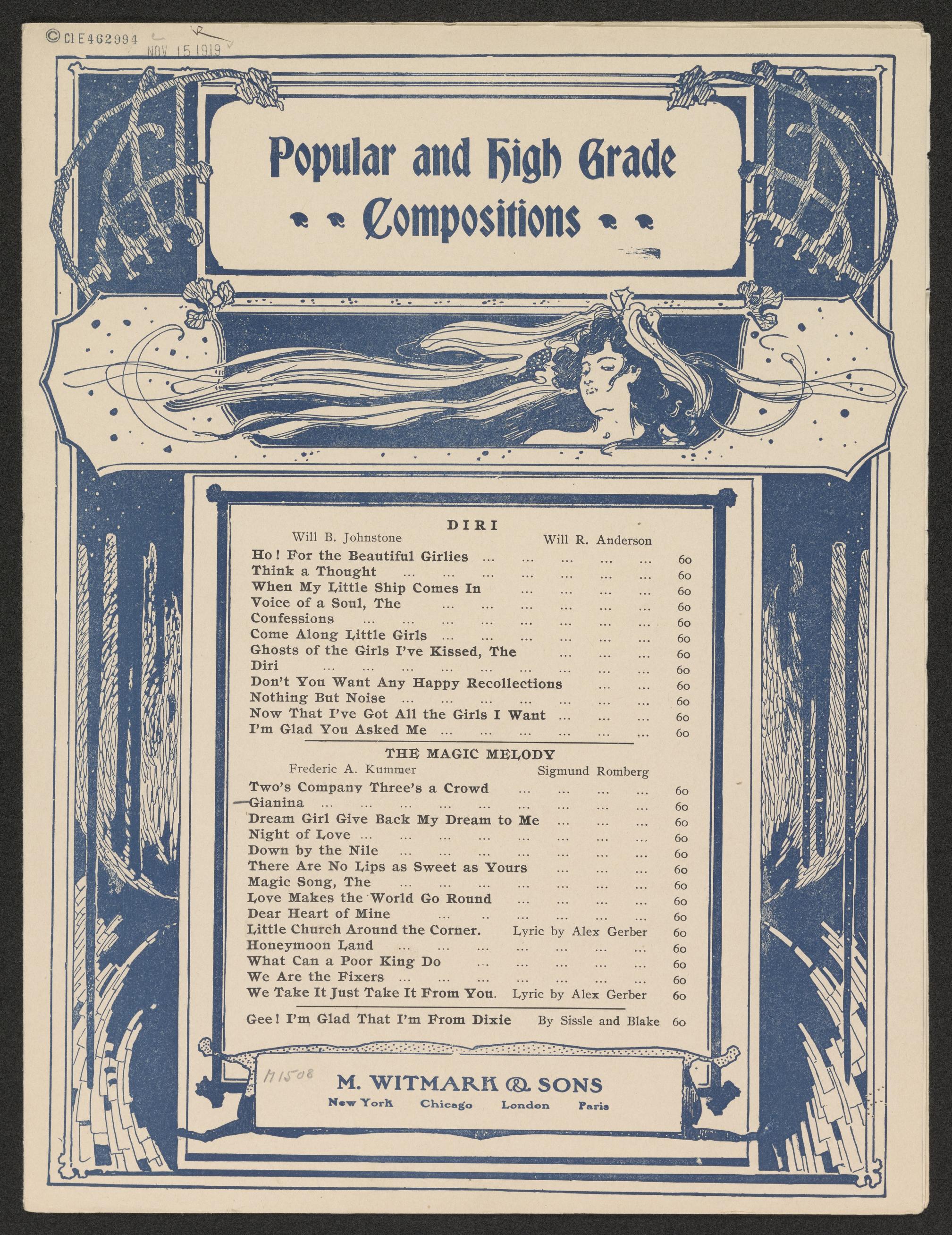 Scanned image of the current content page