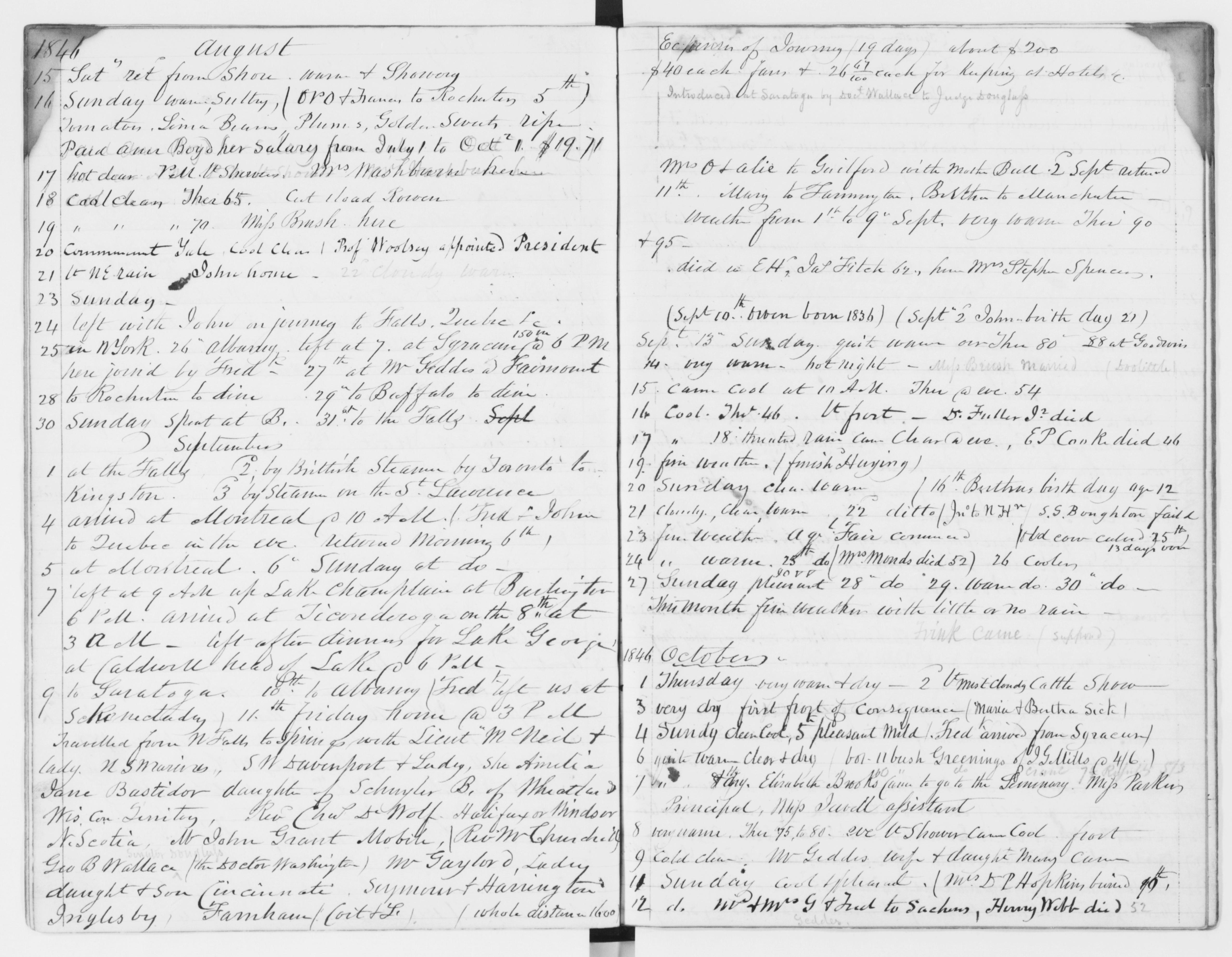 Scanned image of the current content page