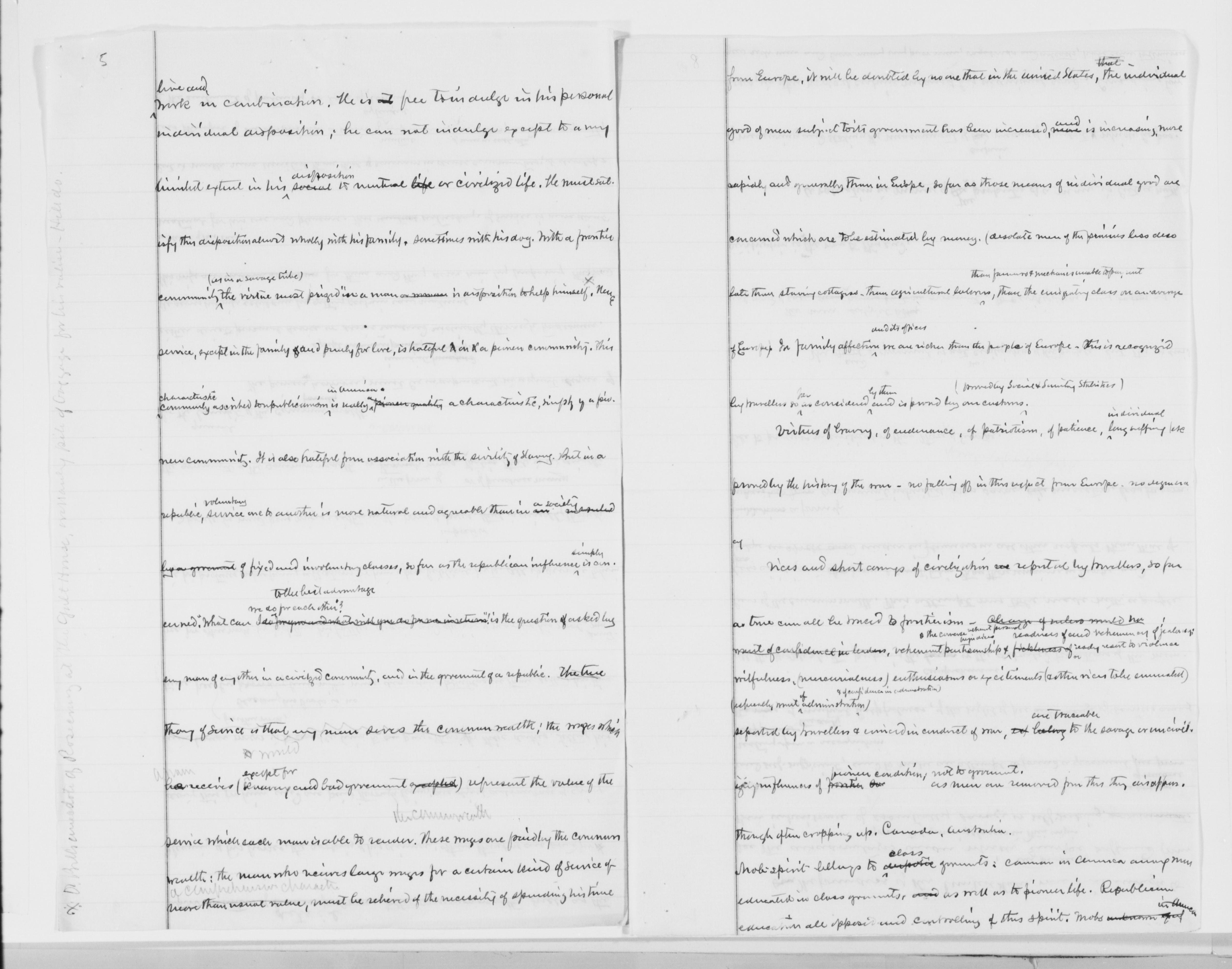 Scanned image of the current content page