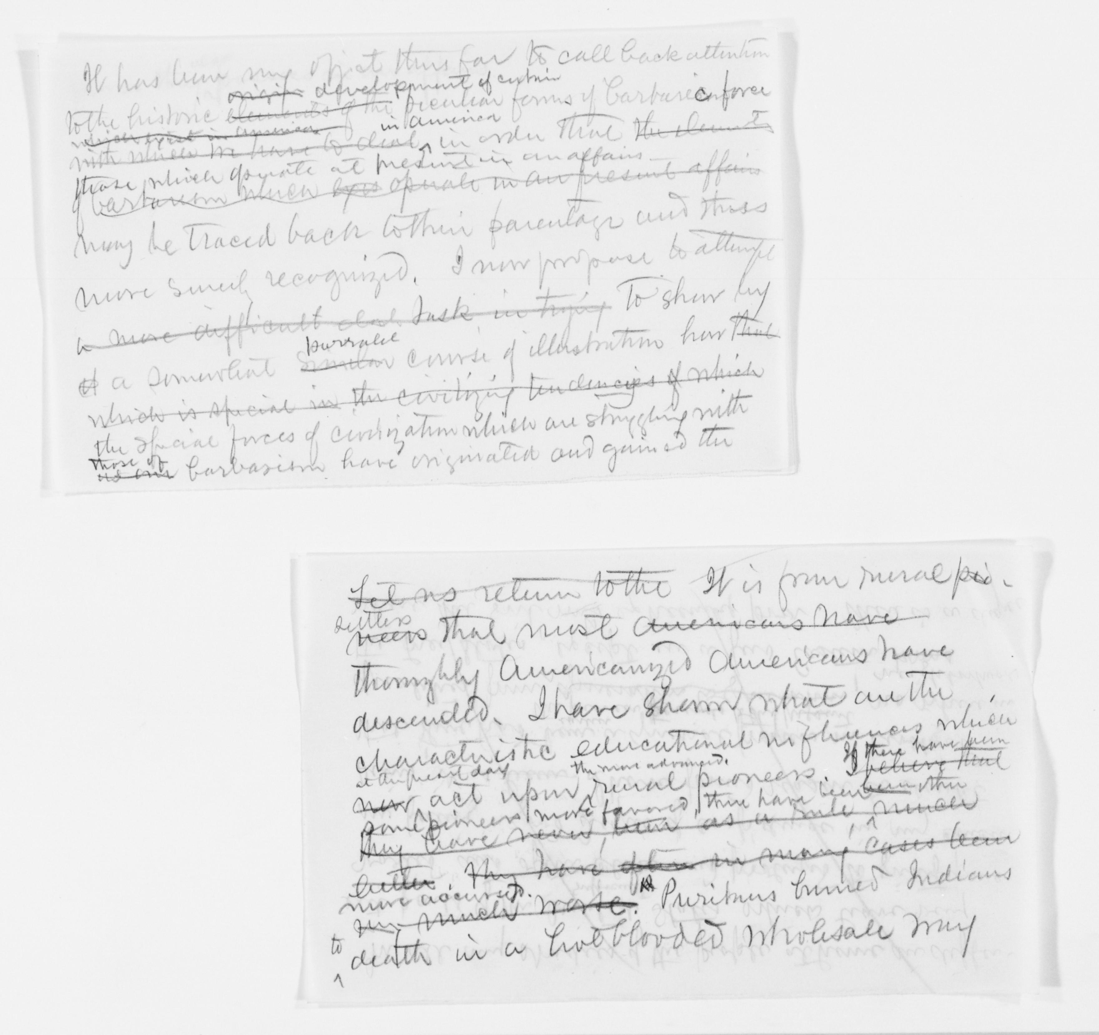 Scanned image of the current content page