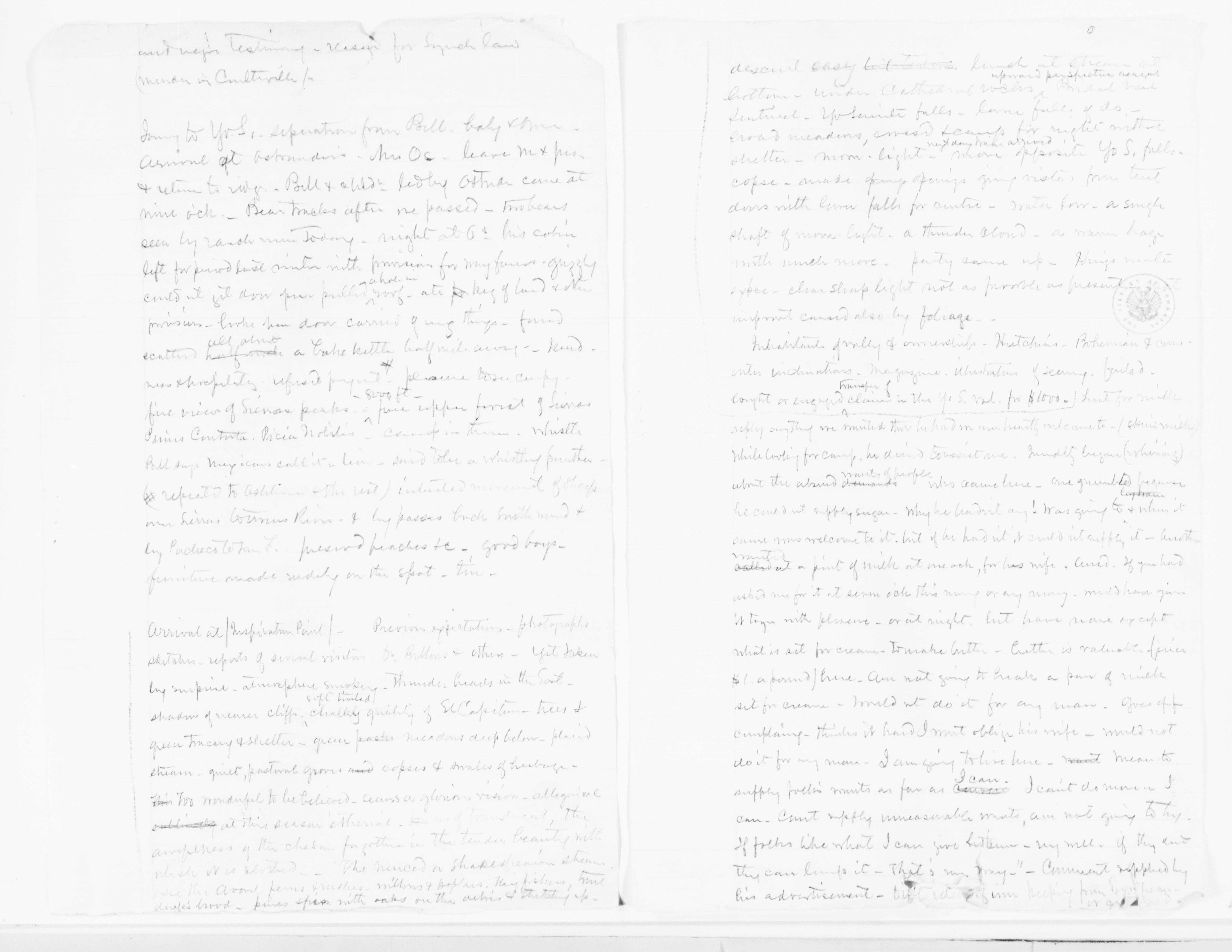 Scanned image of the current content page