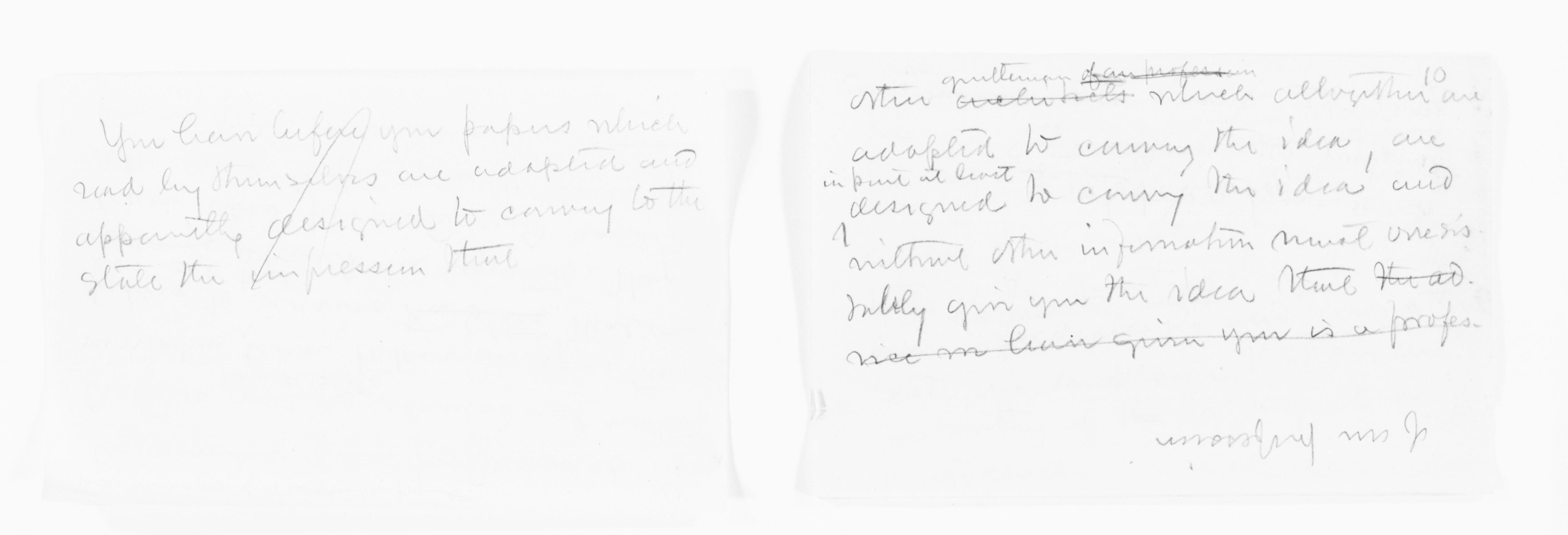 Scanned image of the current content page