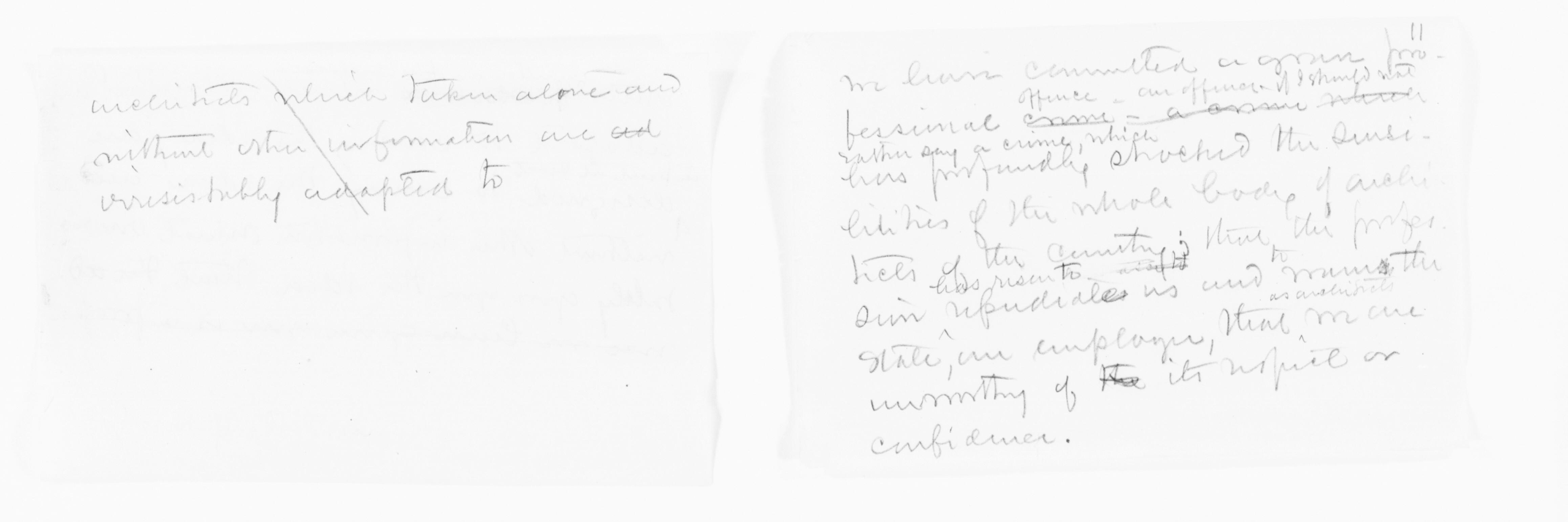 Scanned image of the current content page
