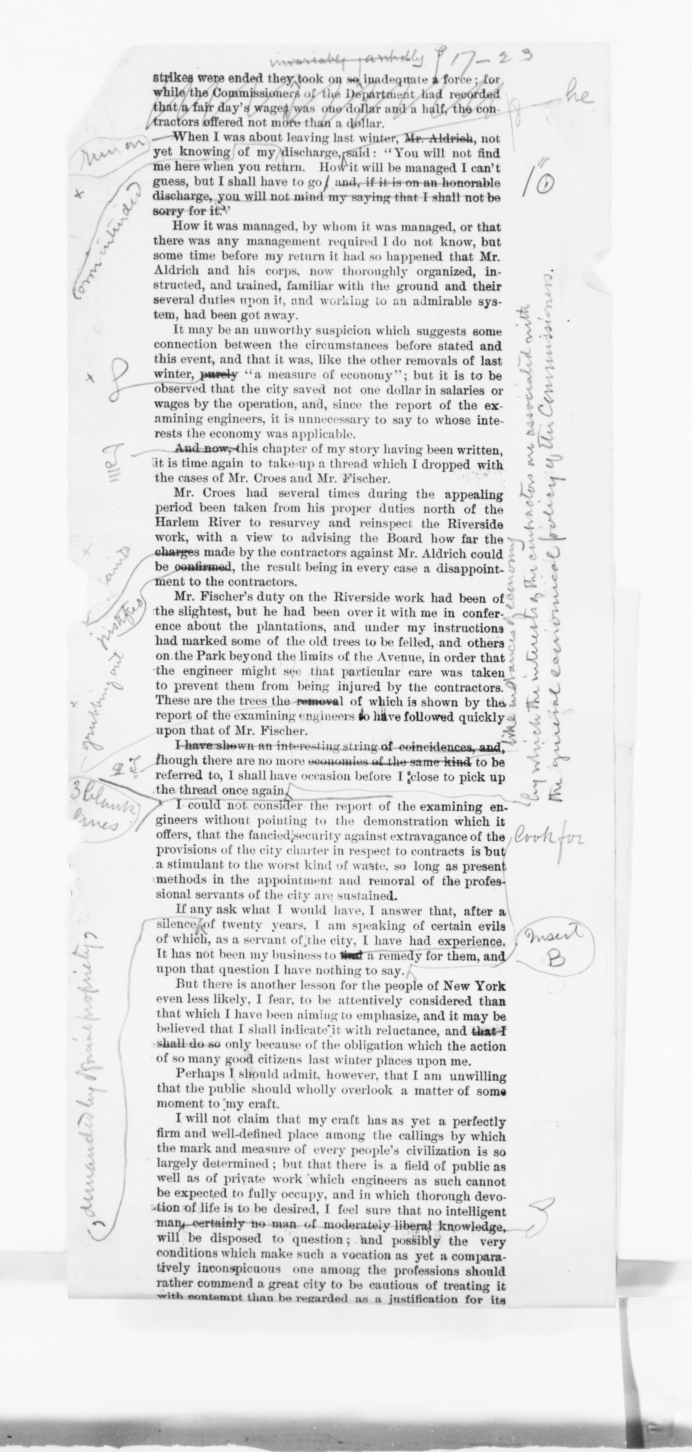 Scanned image of the current content page