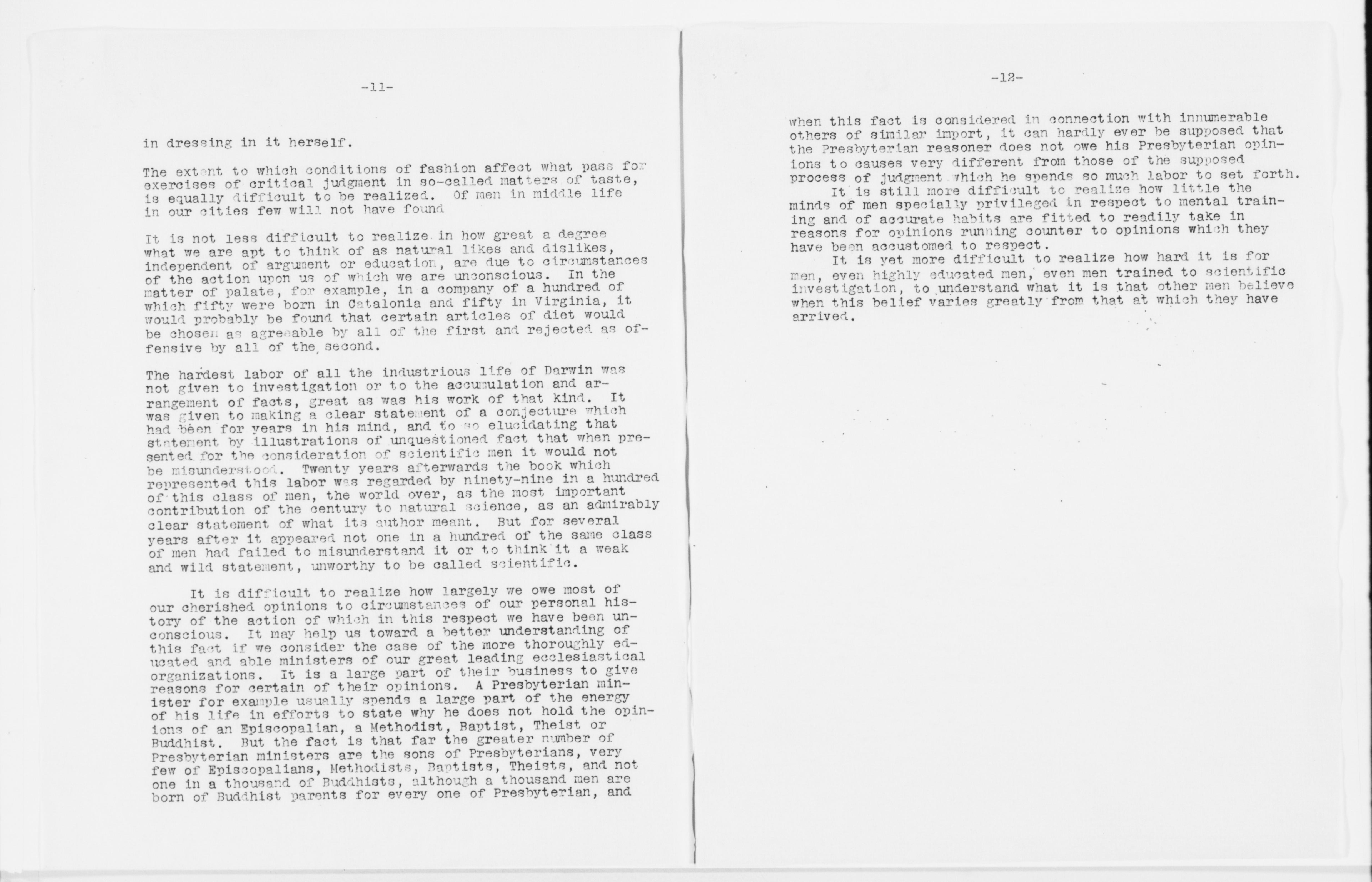 Scanned image of the current content page