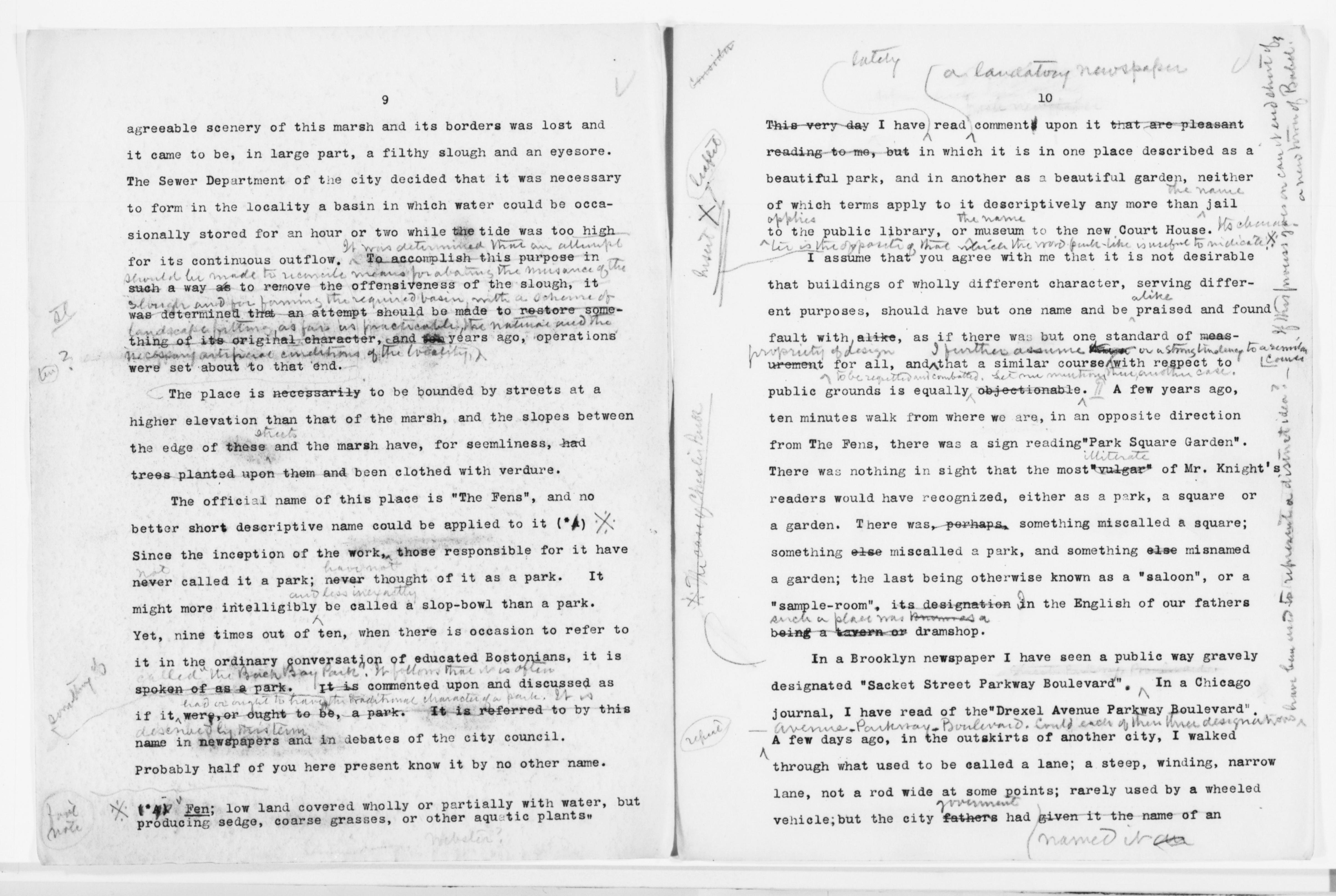 Scanned image of the current content page