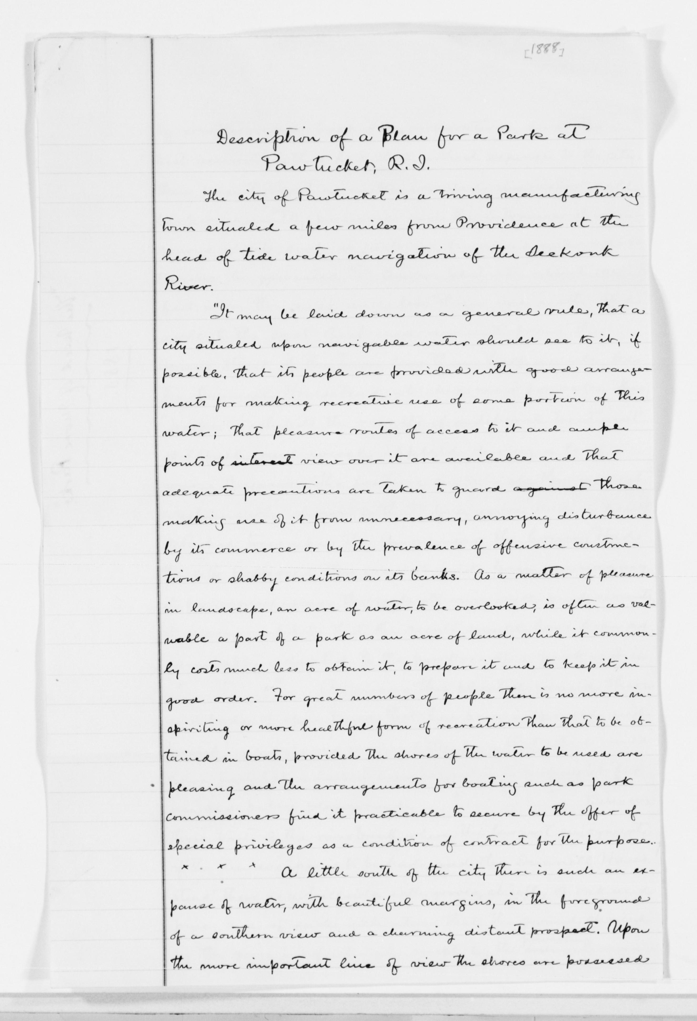 Scanned image of the current content page