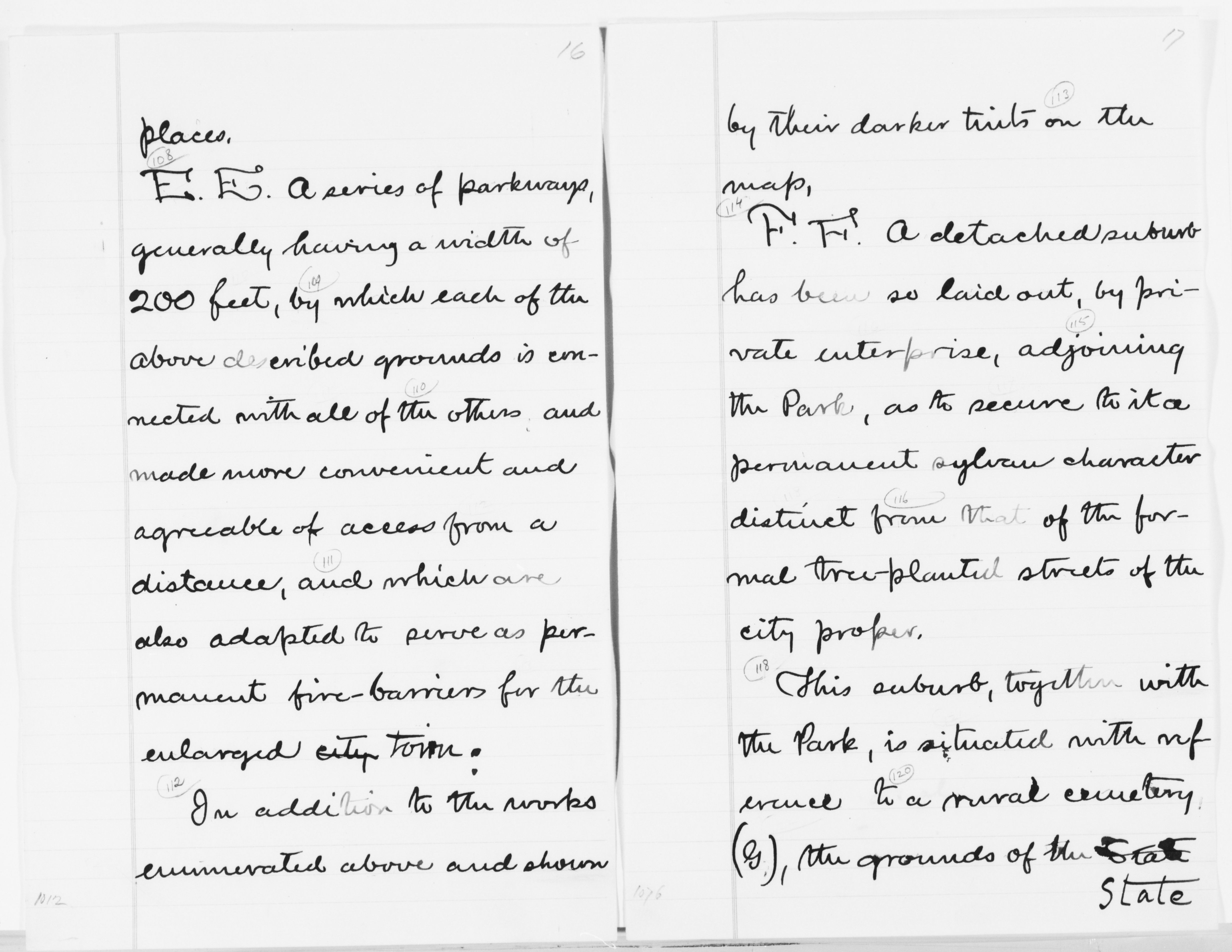 Scanned image of the current content page