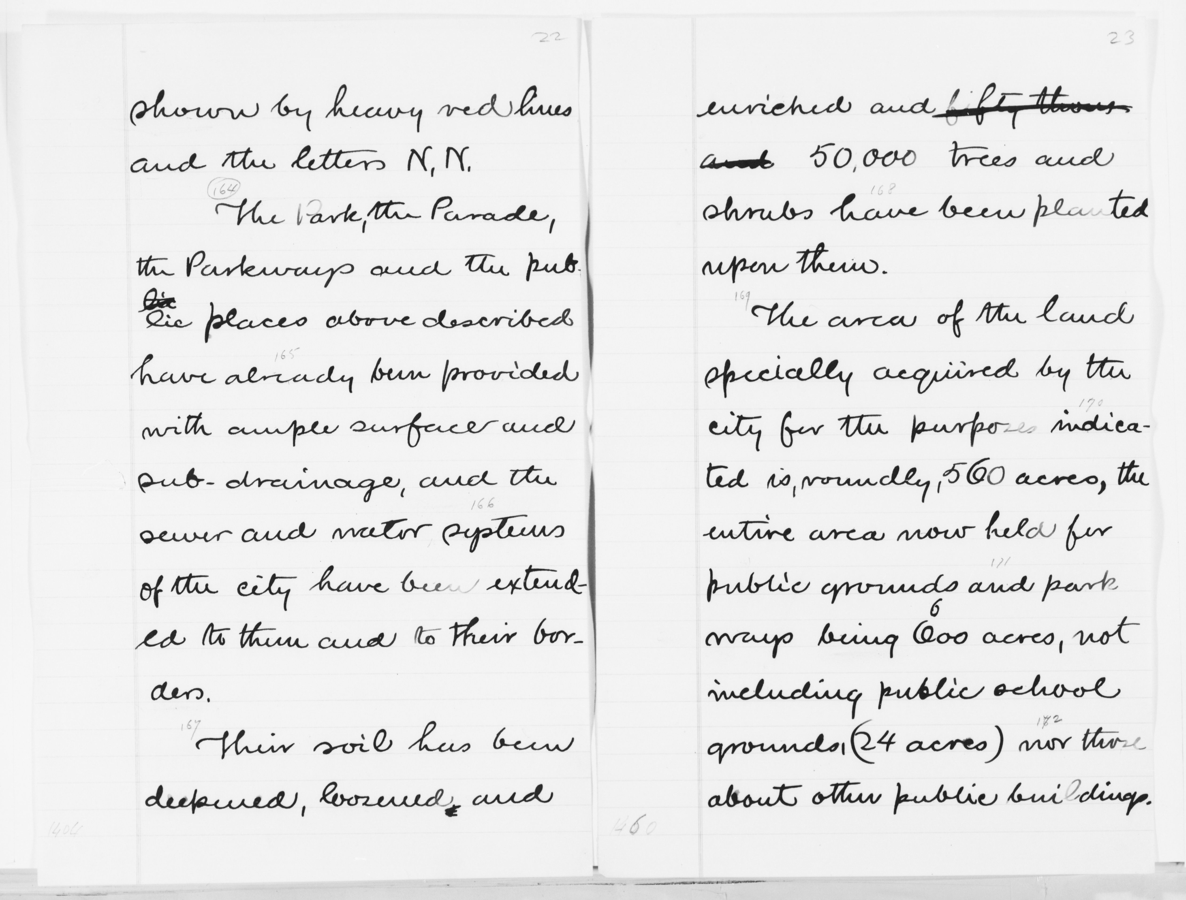 Scanned image of the current content page