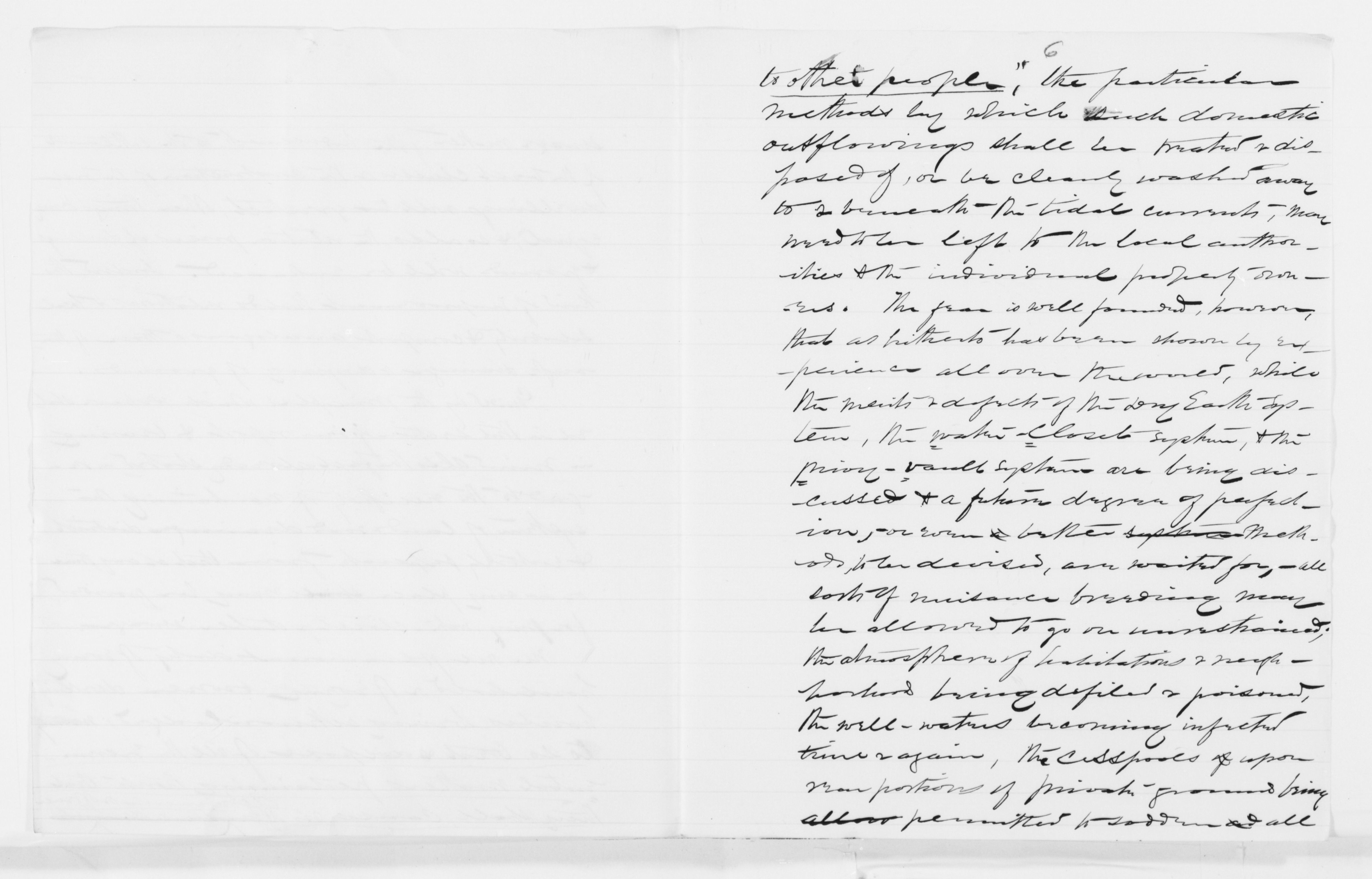 Scanned image of the current content page