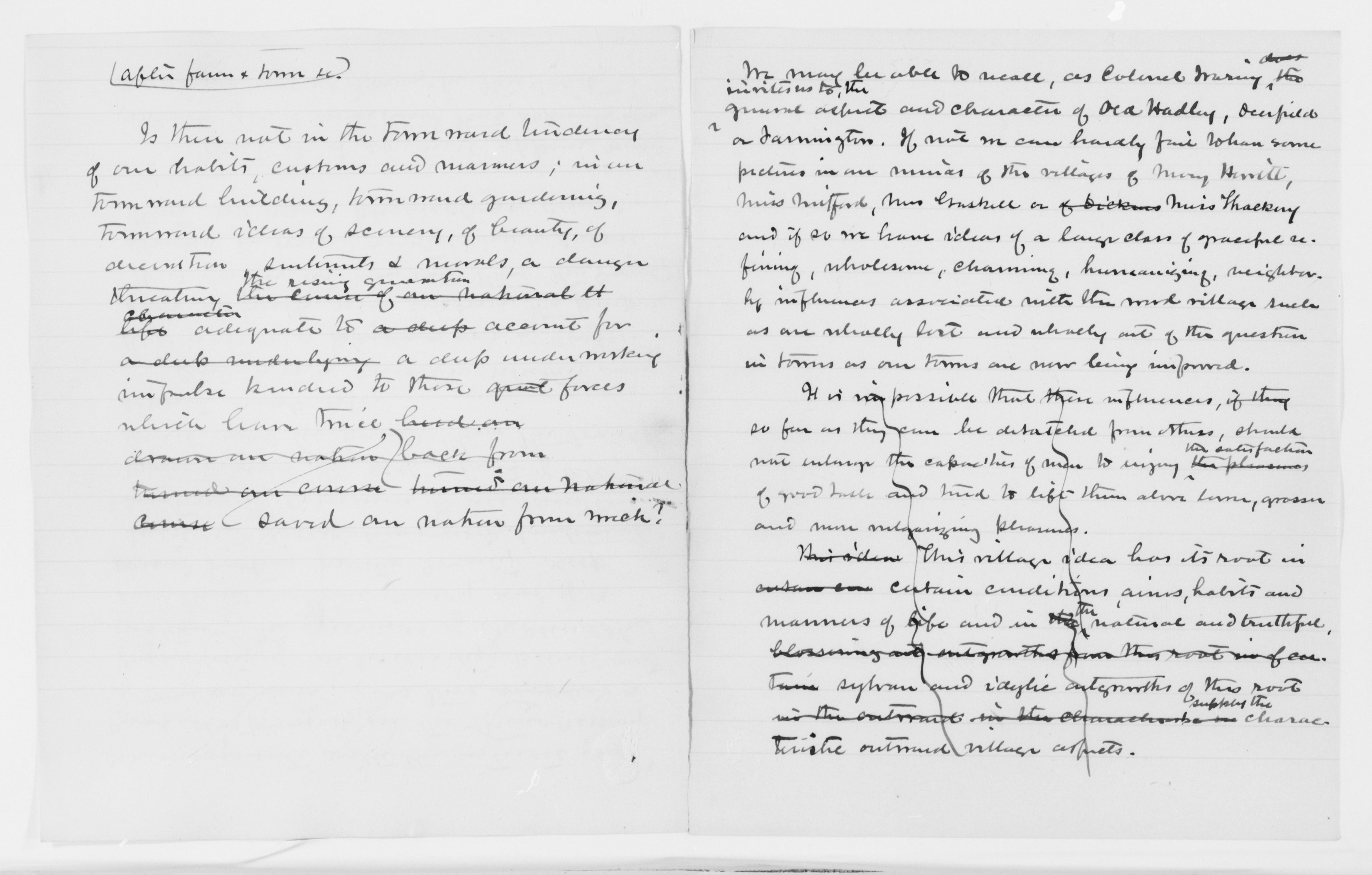 Scanned image of the current content page