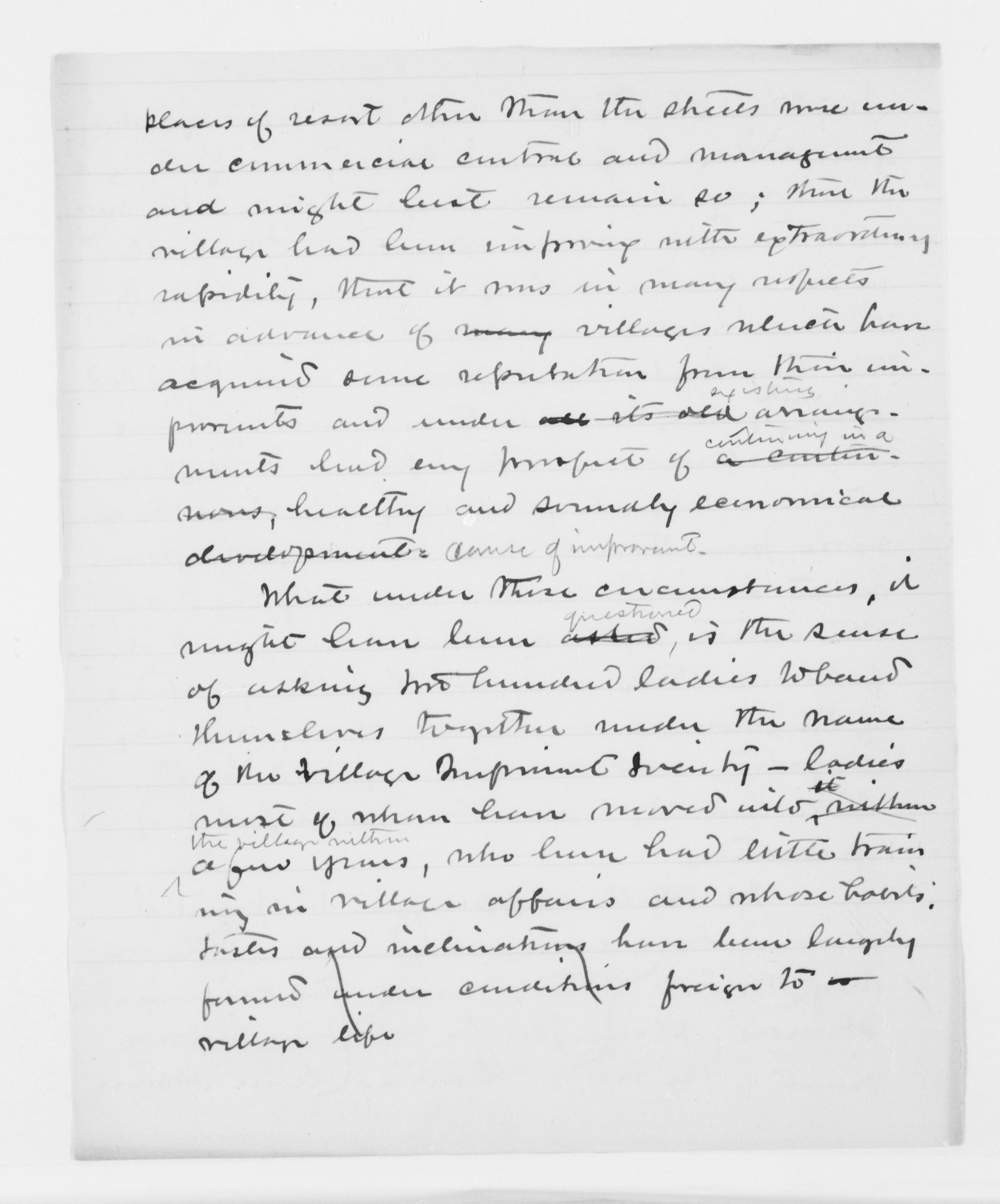 Scanned image of the current content page