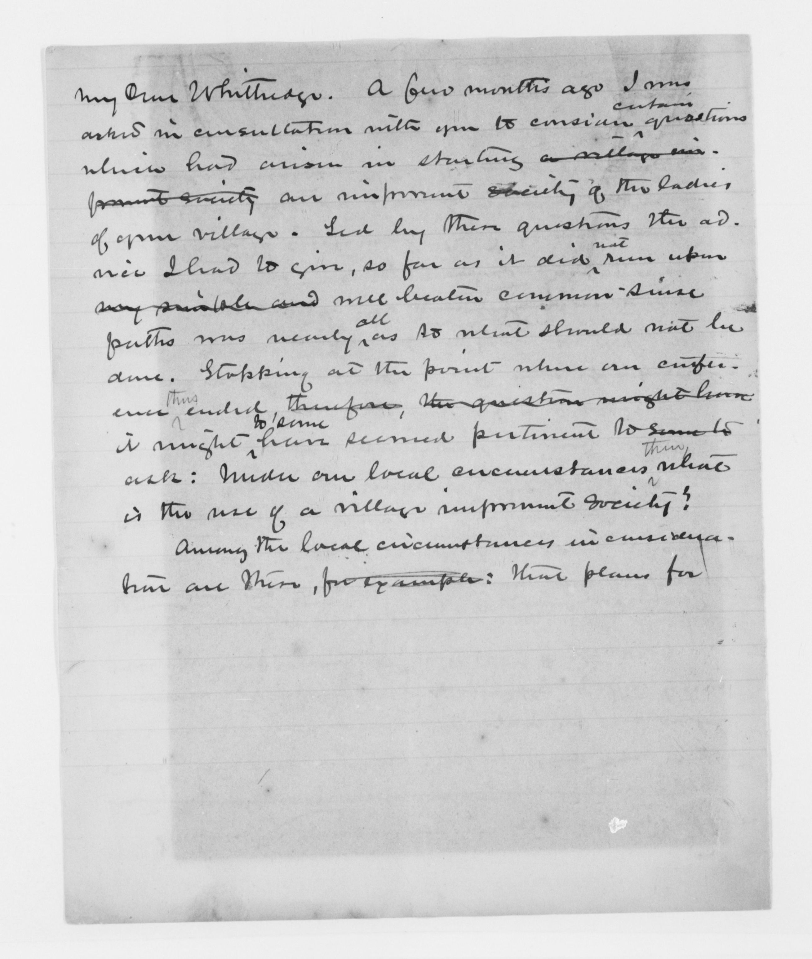 Scanned image of the current content page