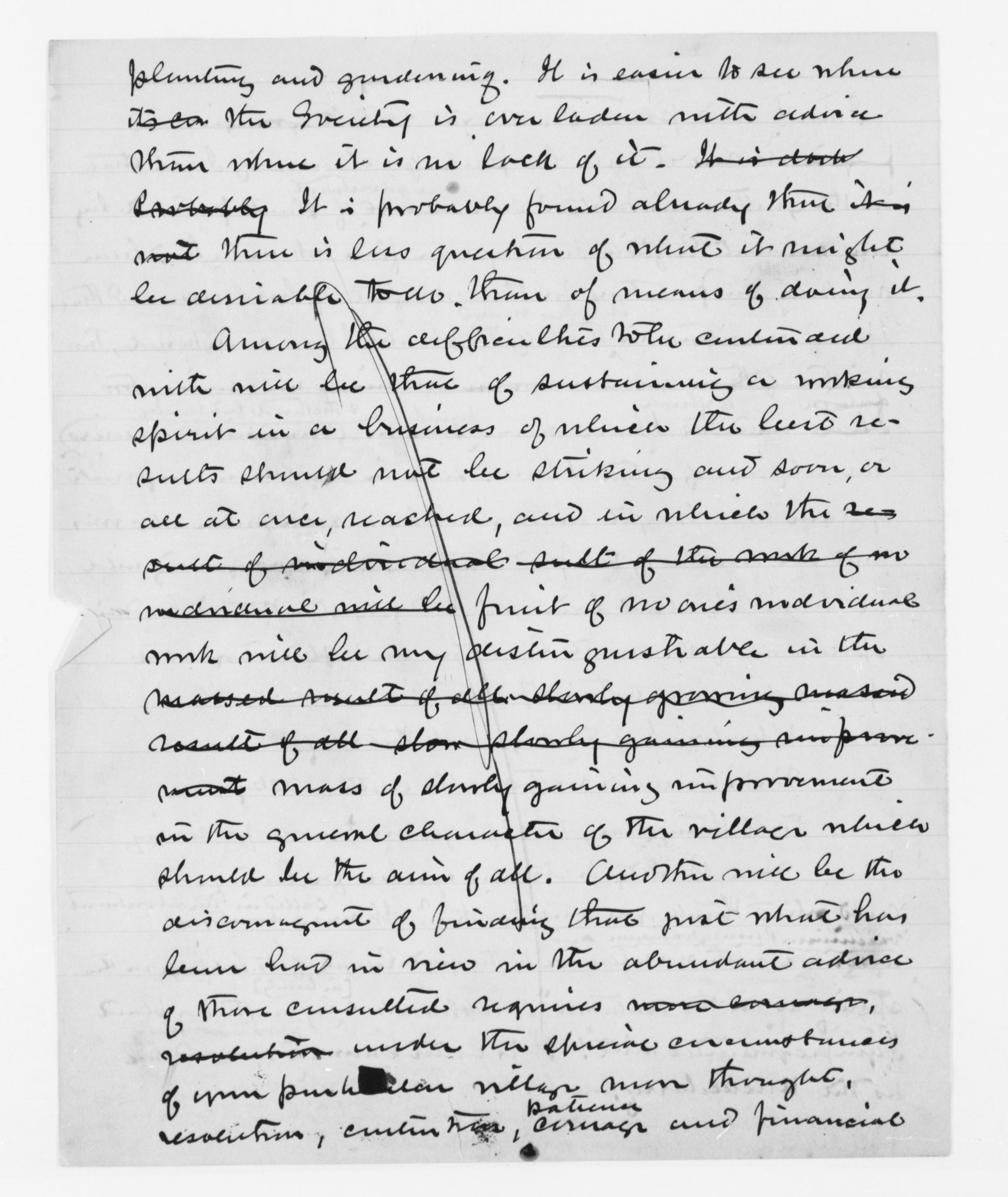 Scanned image of the current content page