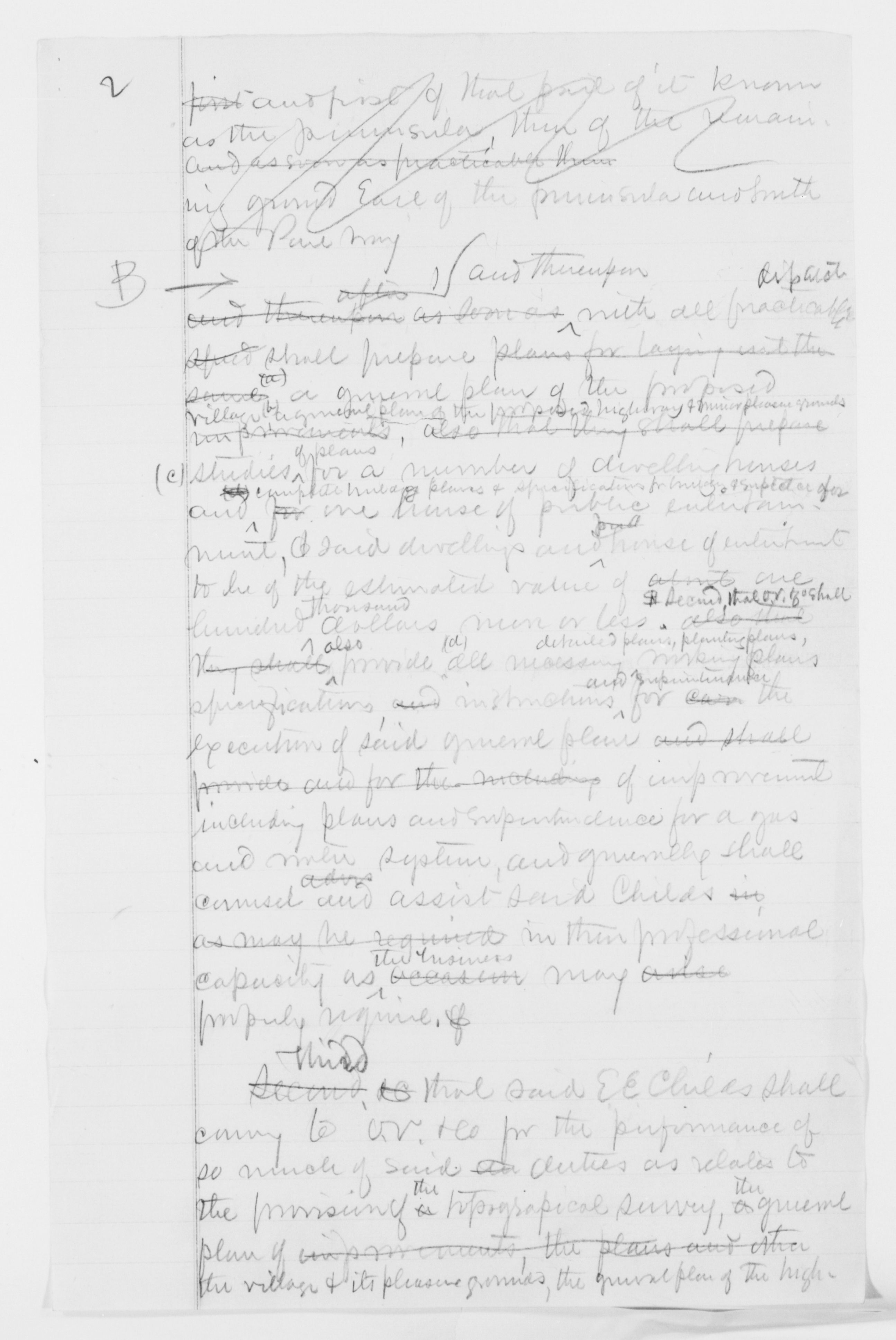 Scanned image of the current content page