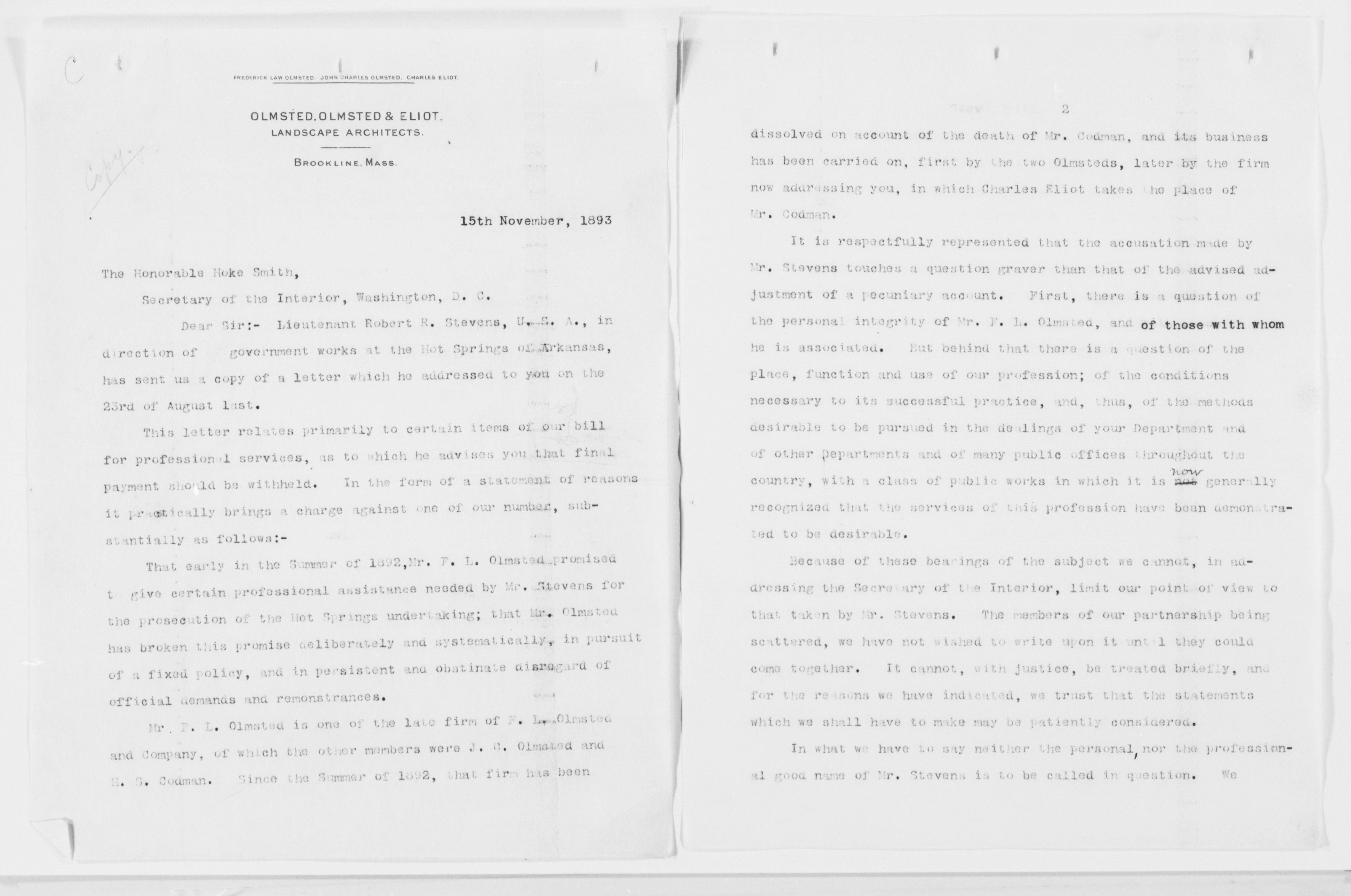 Scanned image of the current content page
