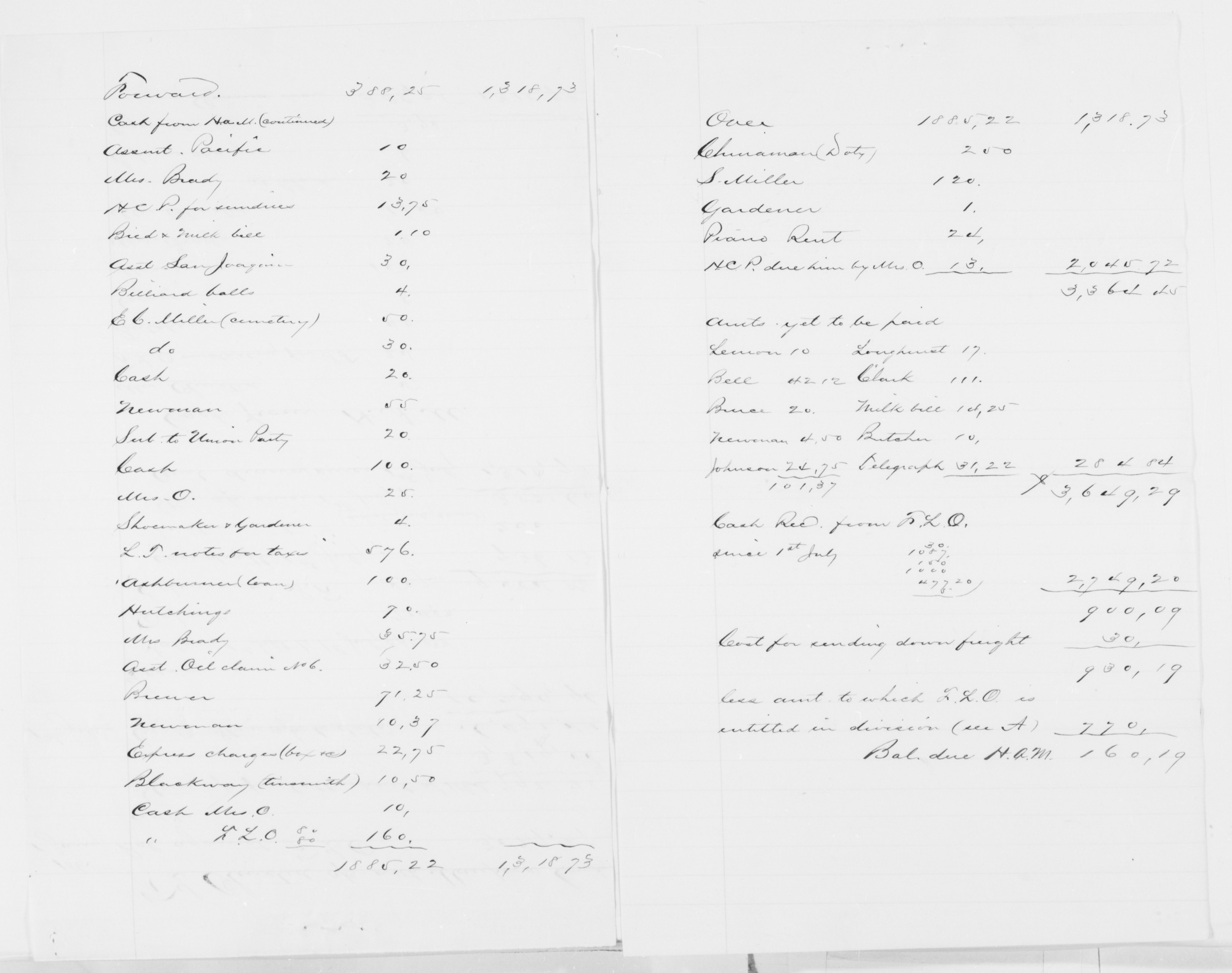 Scanned image of the current content page