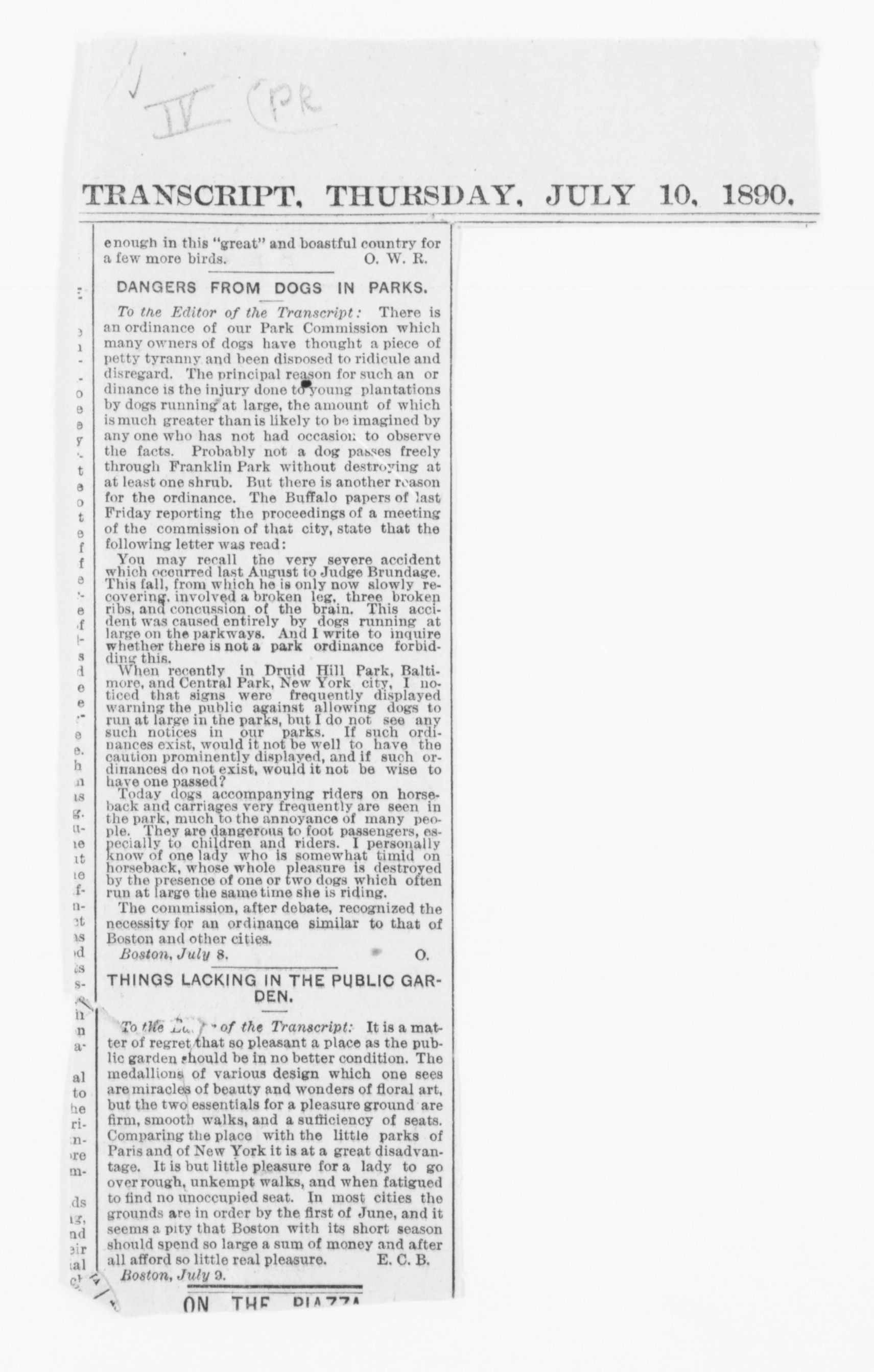 Scanned image of the current content page